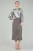 Bias Cut Midi Skirt sold by Current Air