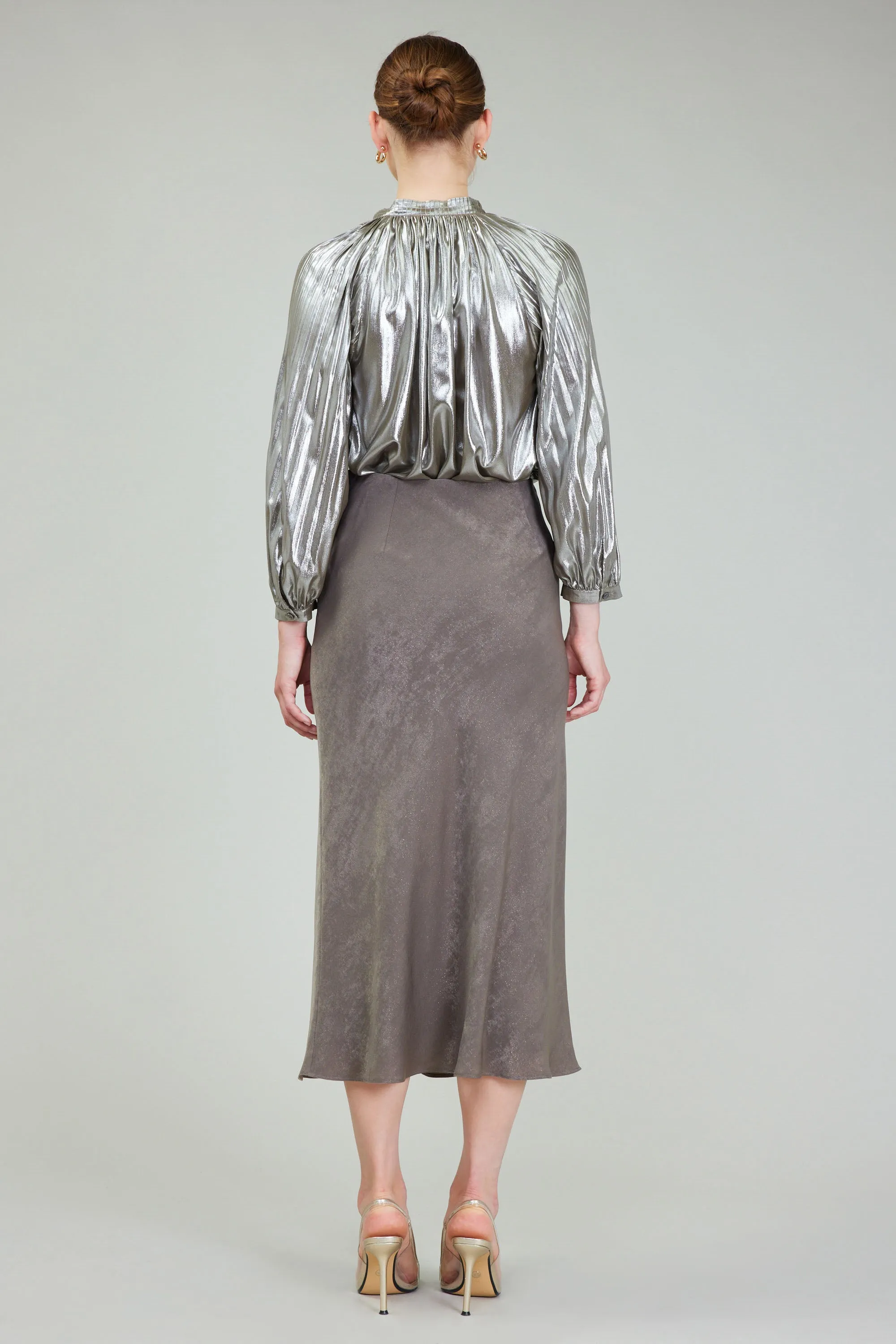 Bias Cut Midi Skirt sold by Current Air product image thumbnail 5