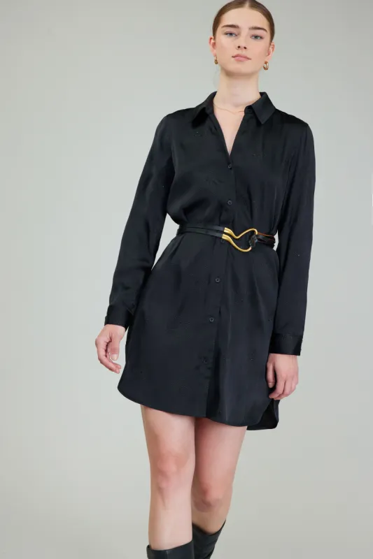 Buttondown Mini Shirt Dress sold by Current Air