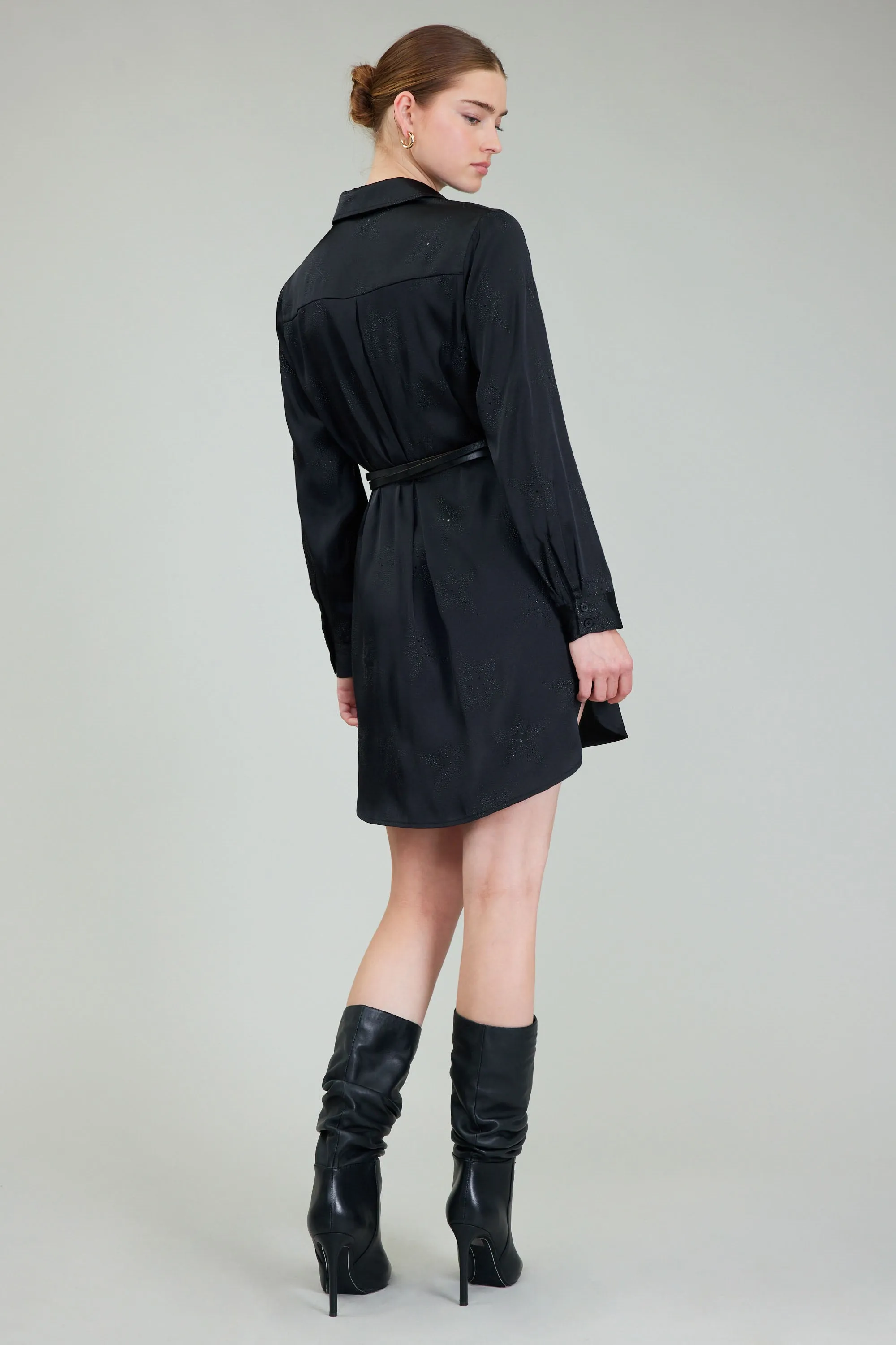 Buttondown Mini Shirt Dress sold by Current Air product image thumbnail 3