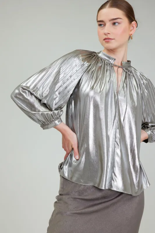 Metallic Blouse sold by Current Air