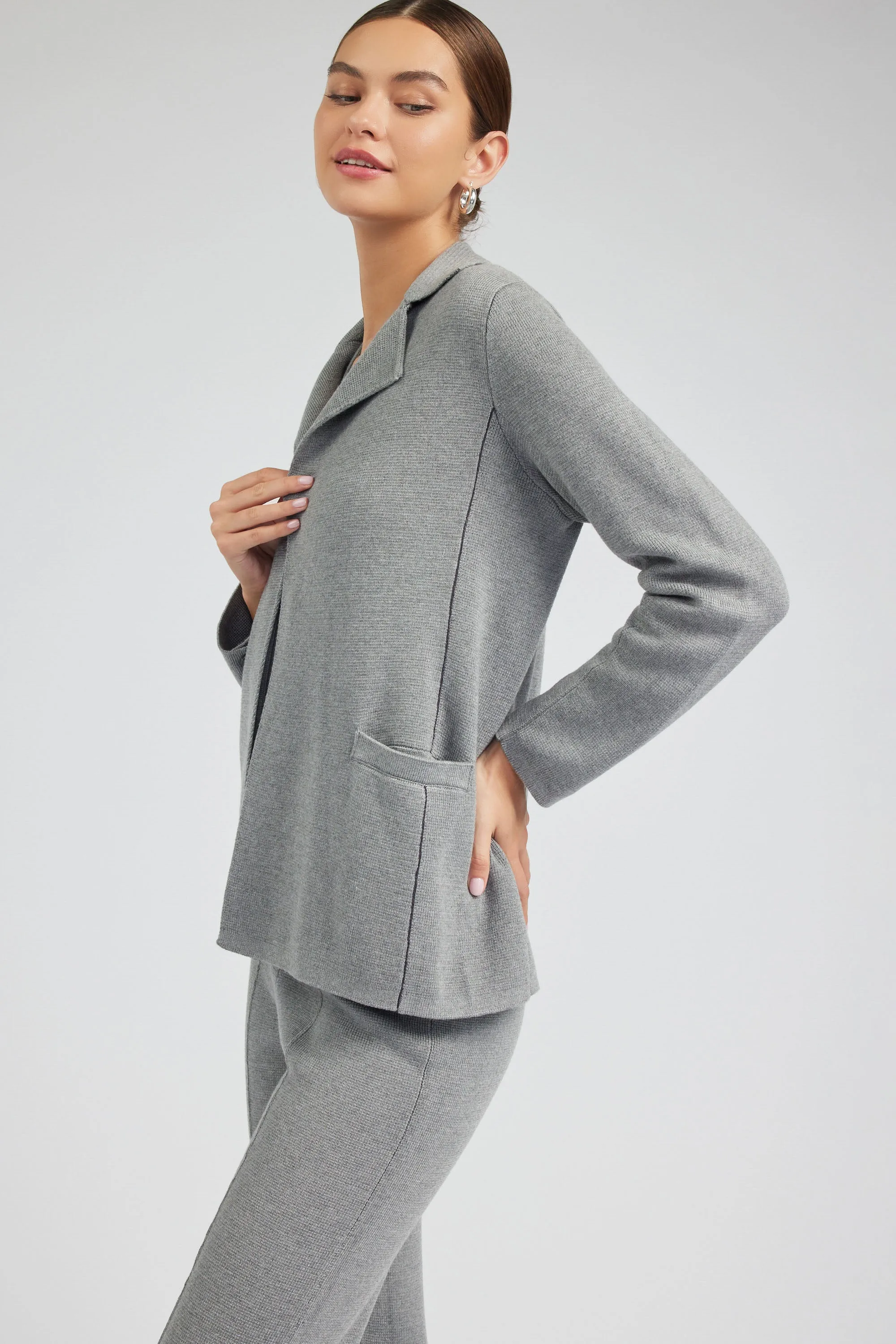 Knitted Blazer sold by Current Air product image thumbnail 4