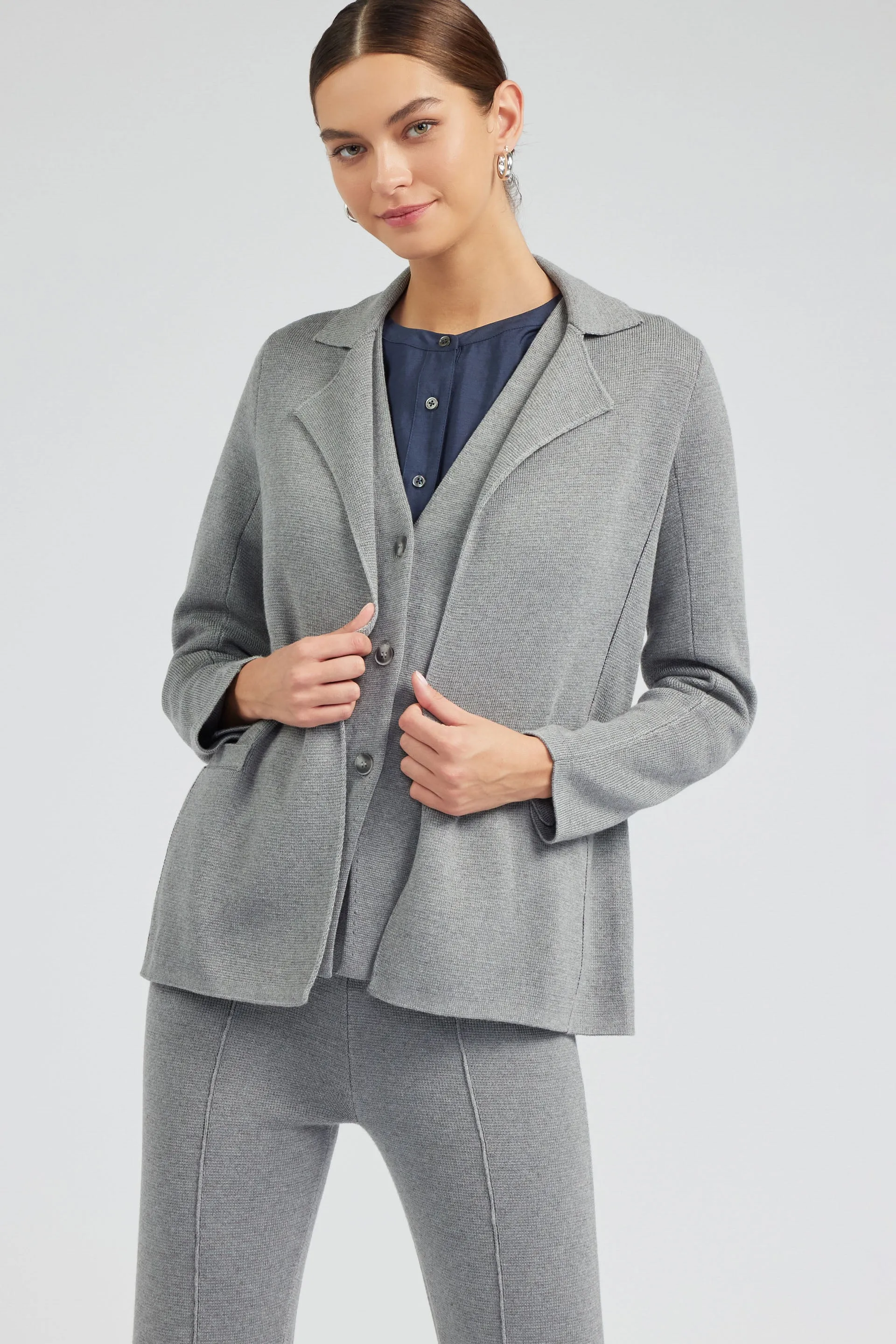 Knitted Blazer sold by Current Air