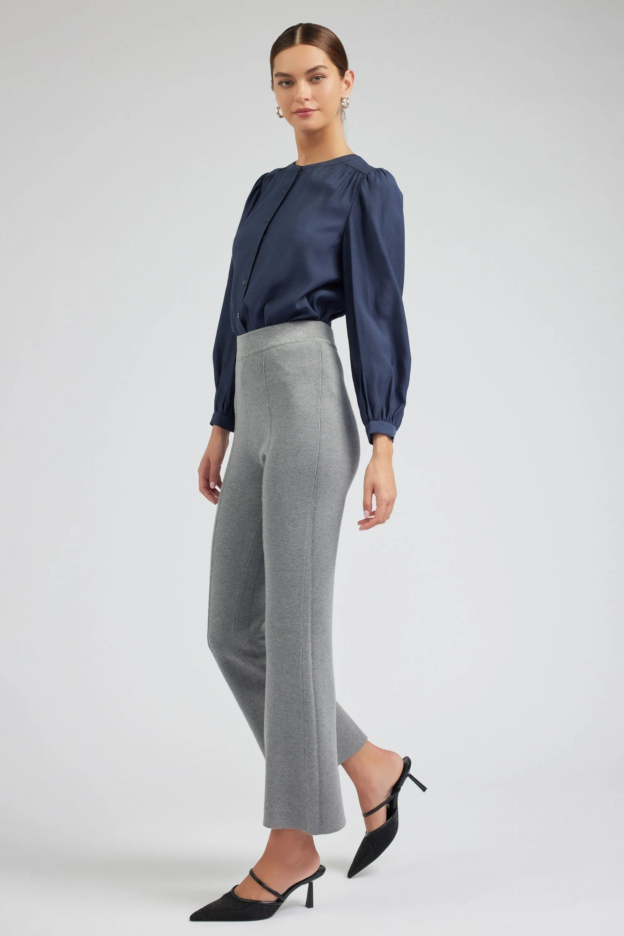 Knit High Waist Pants sold by Current Air product image thumbnail 4
