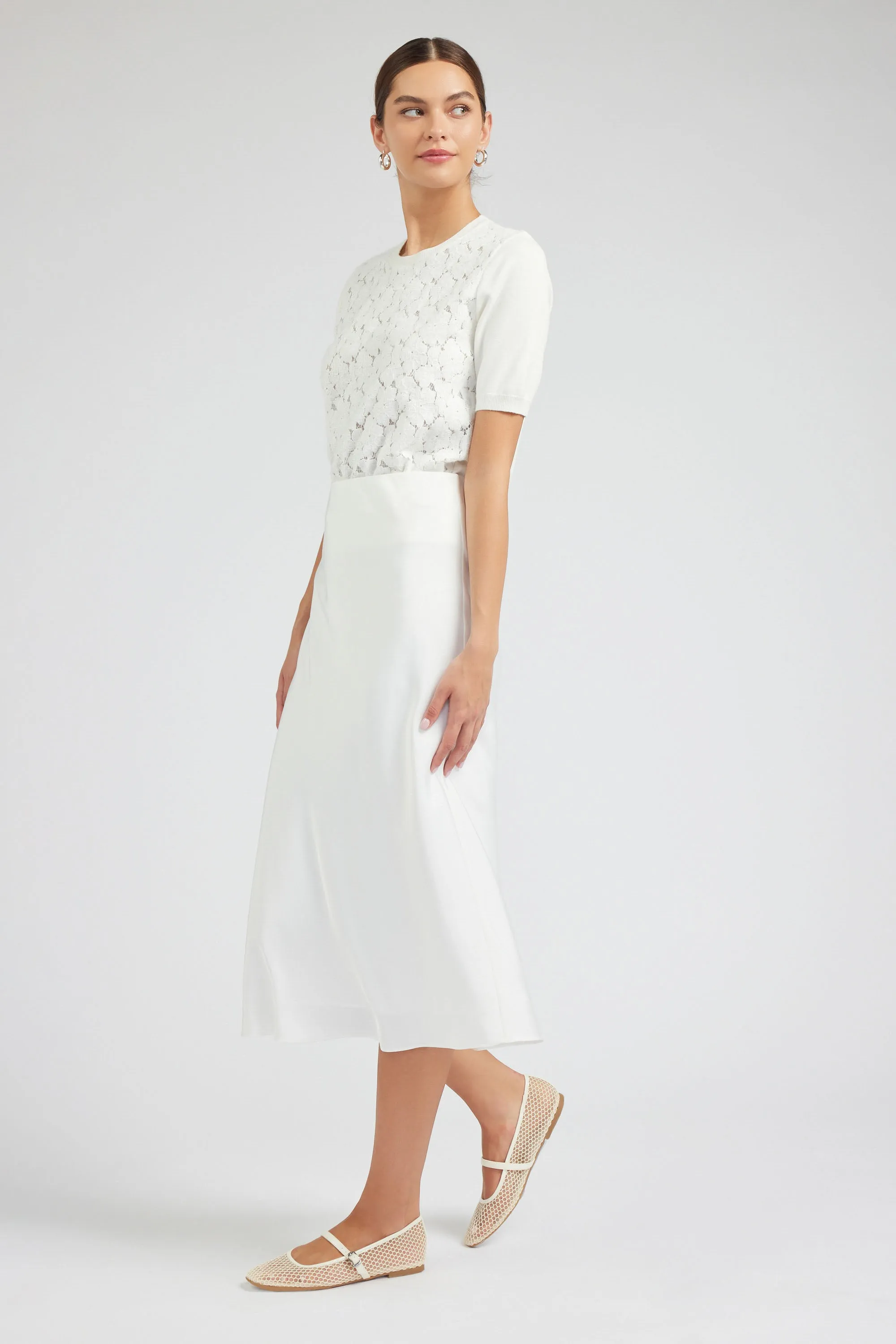 Bias Midi Skirt sold by Current Air