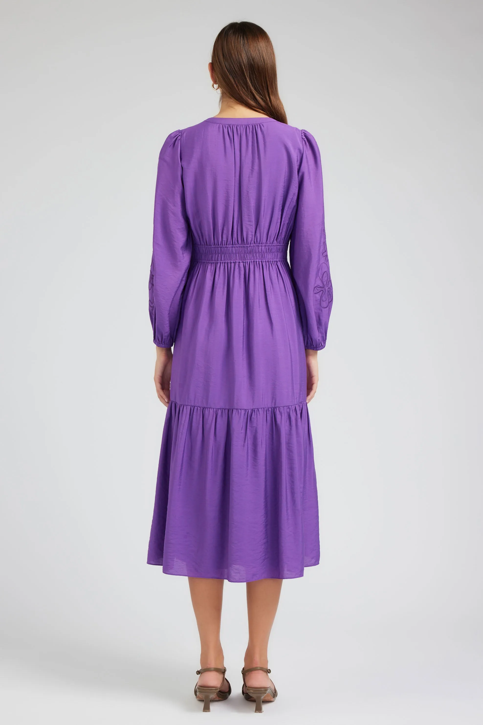 Floral Embroidered Maxi Dress sold by Current Air product image thumbnail 3