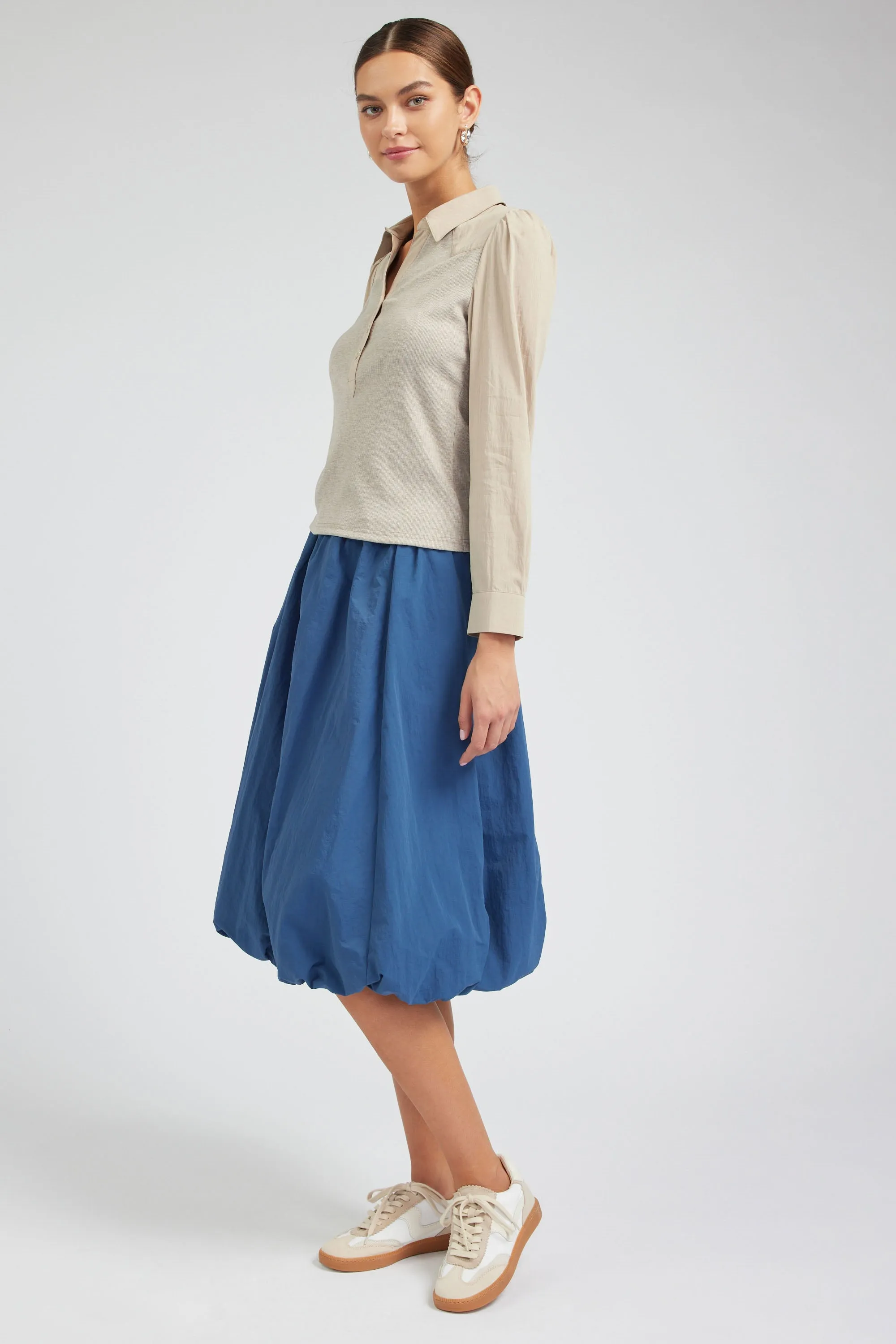 Collared Knit Top sold by Current Air product image thumbnail 3