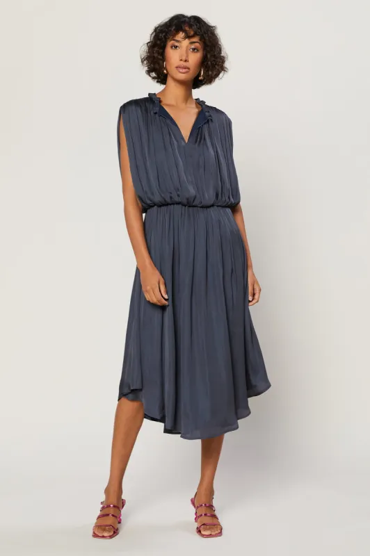 Shirred Midi Dress sold by Current Air