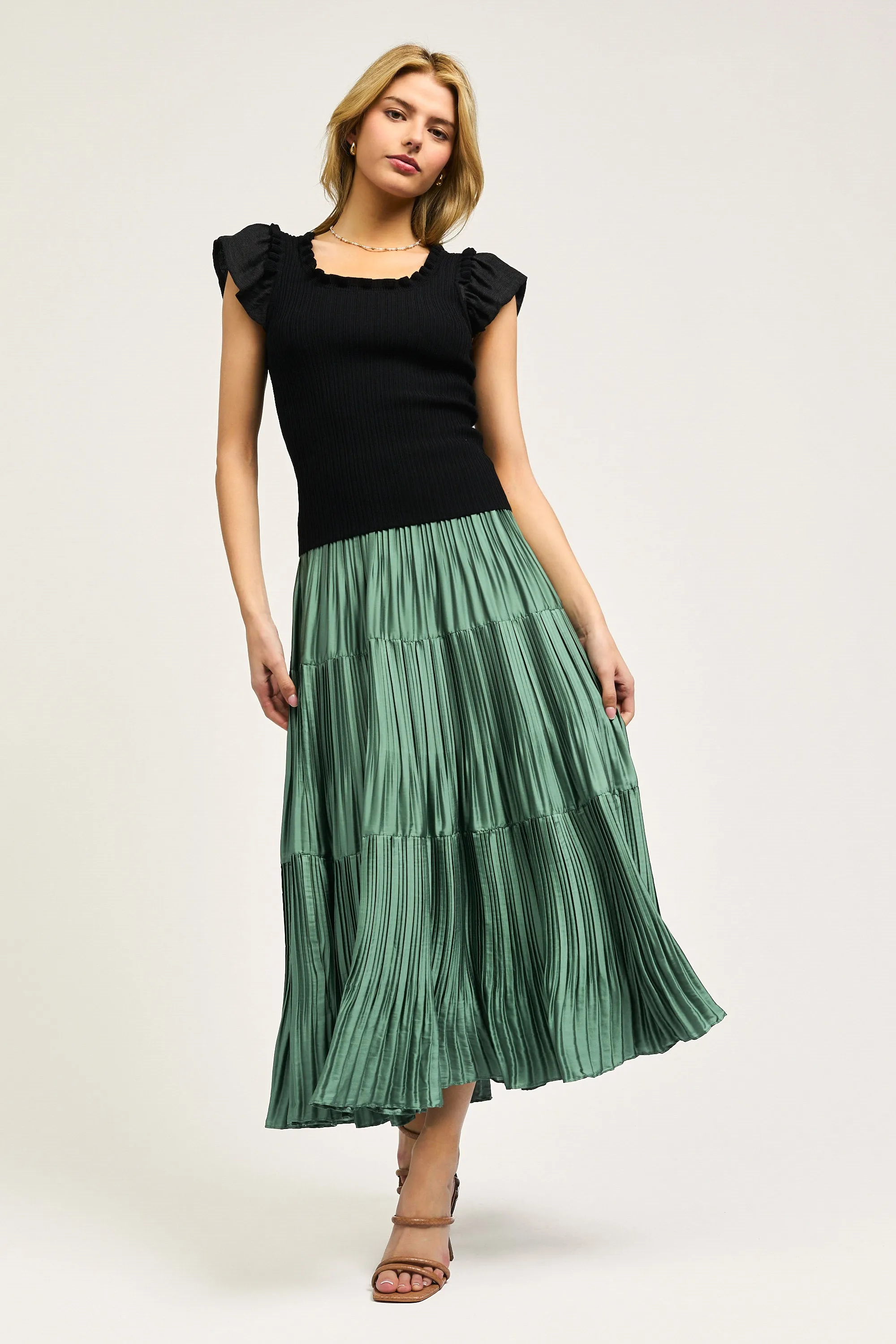 Ribbed Knit Tank Top sold by Current Air product image thumbnail 3