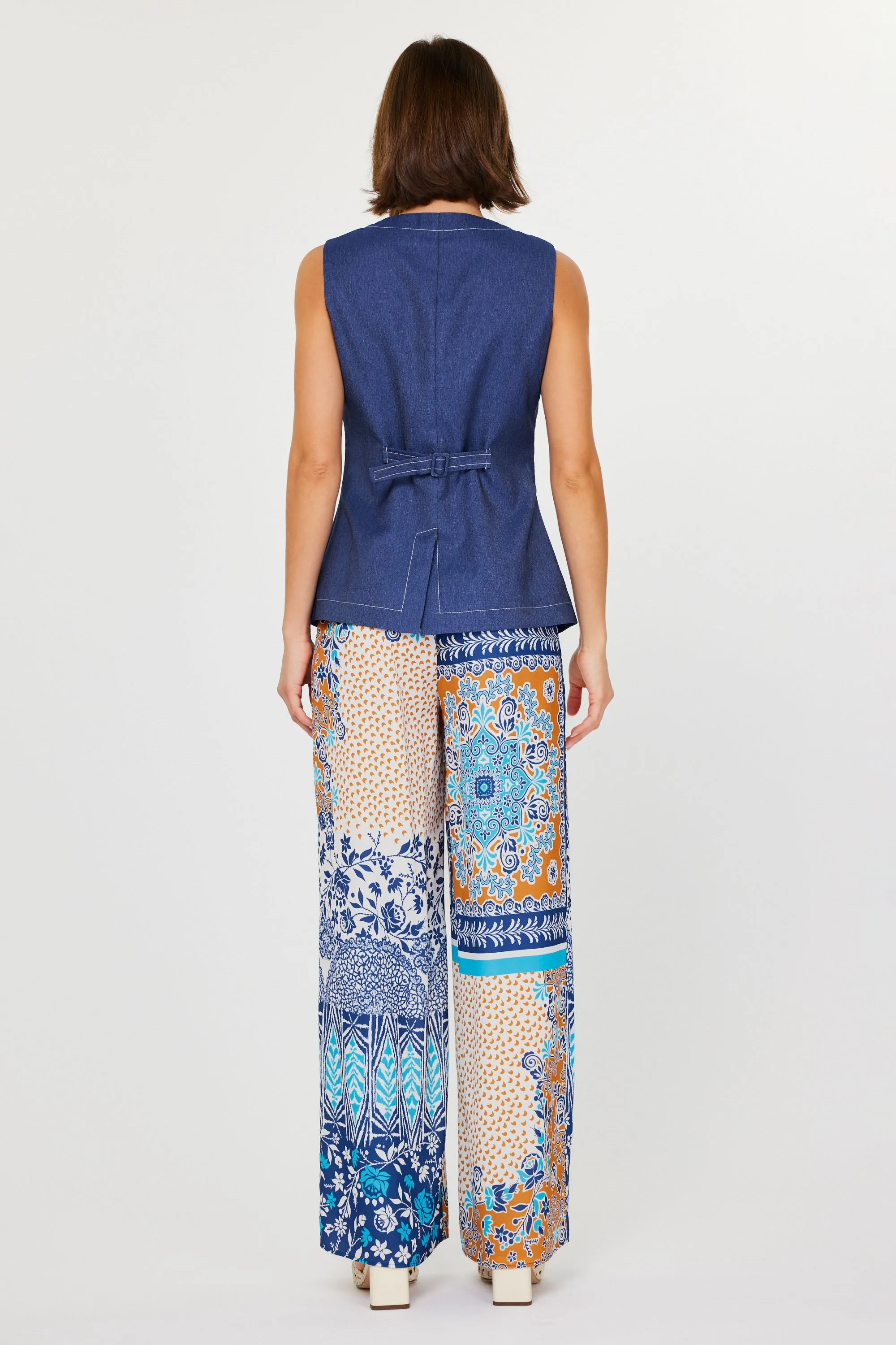 Contrast Stitch Vest sold by Current Air product image thumbnail 4