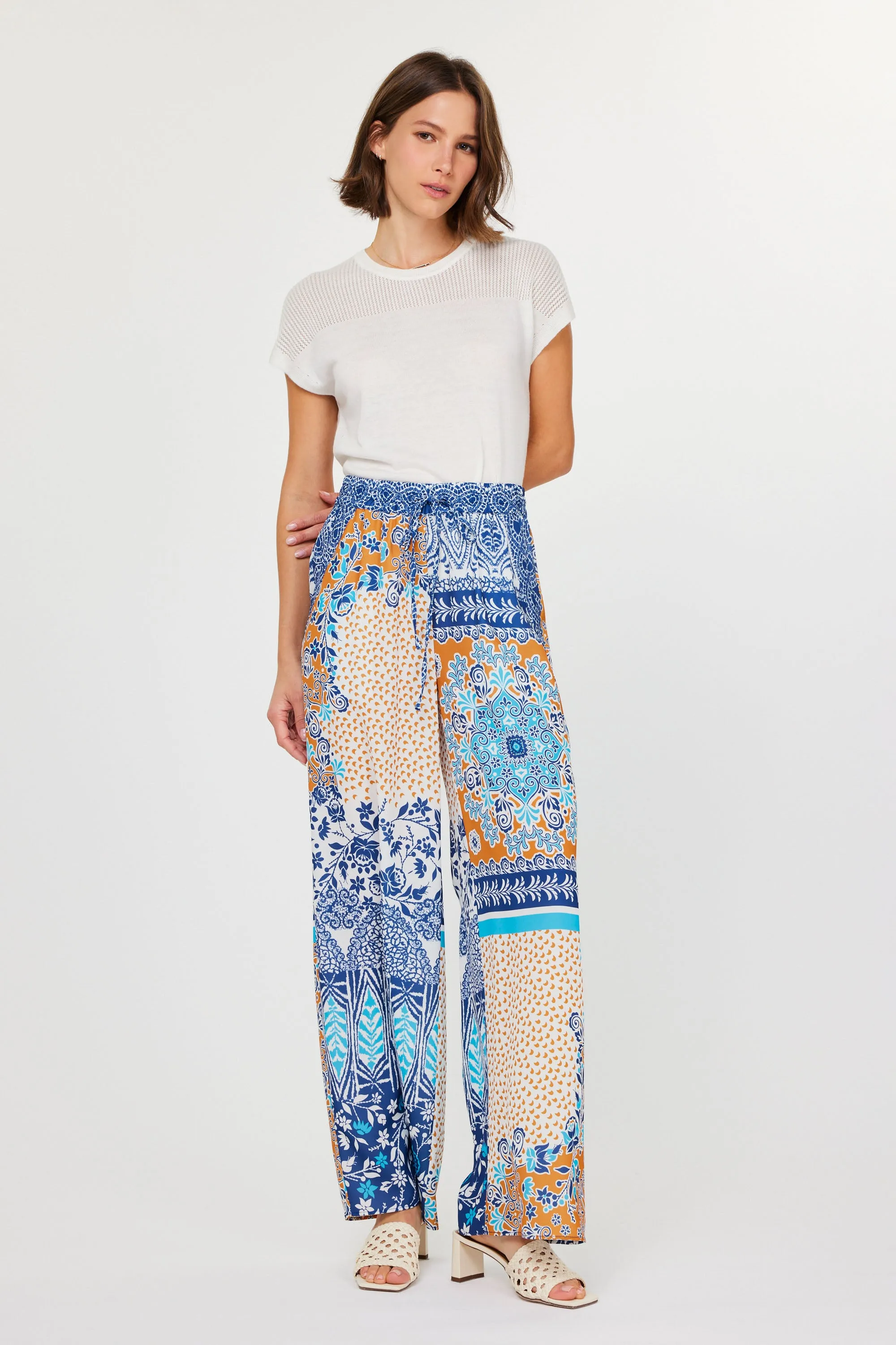 Mixed Print Pants sold by Current Air
