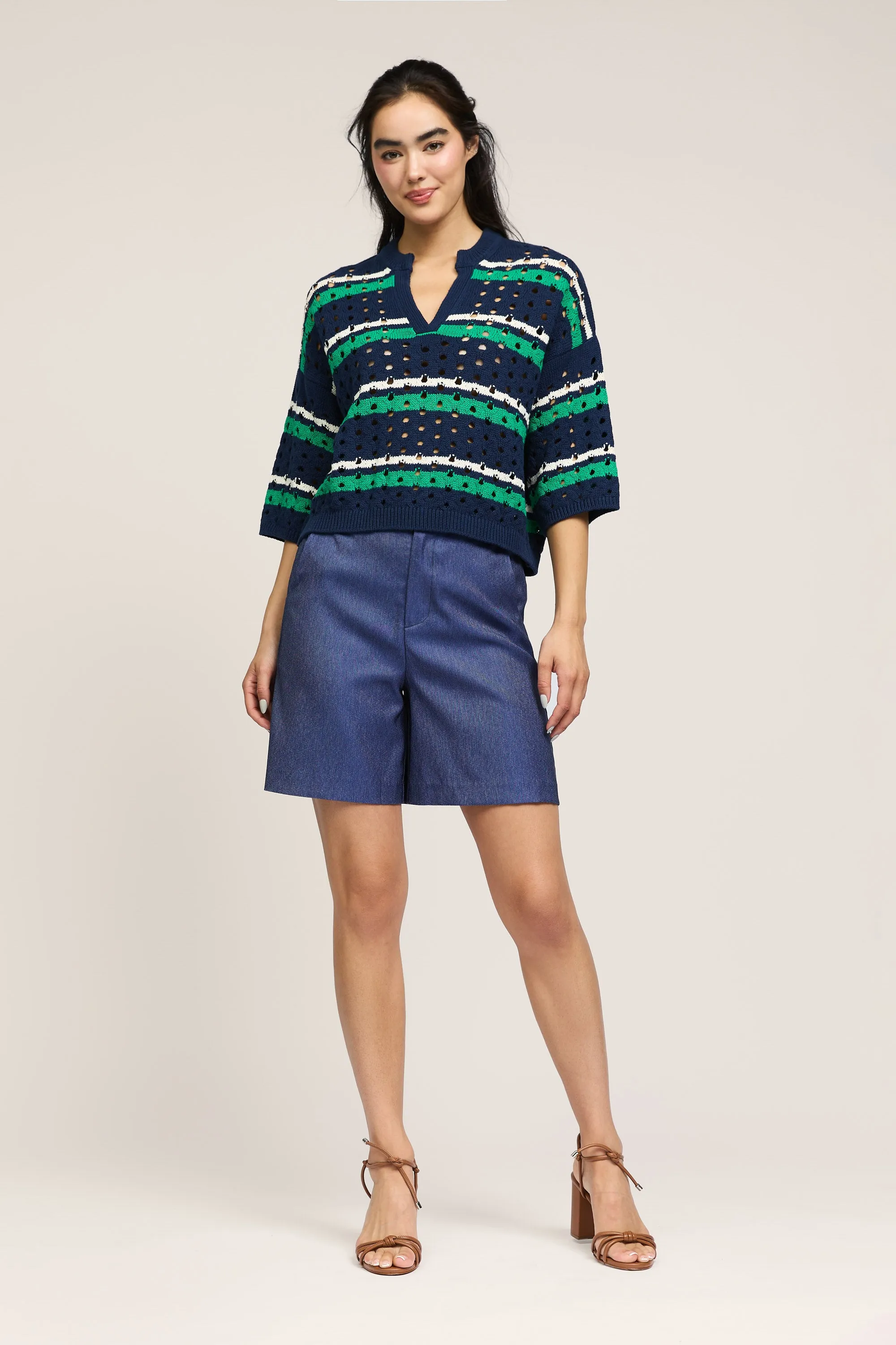 Striped Sweater Top sold by Current Air product image thumbnail 3