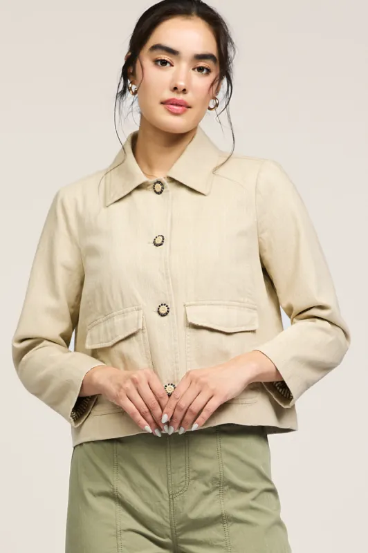 Cropped Jacket sold by Current Air