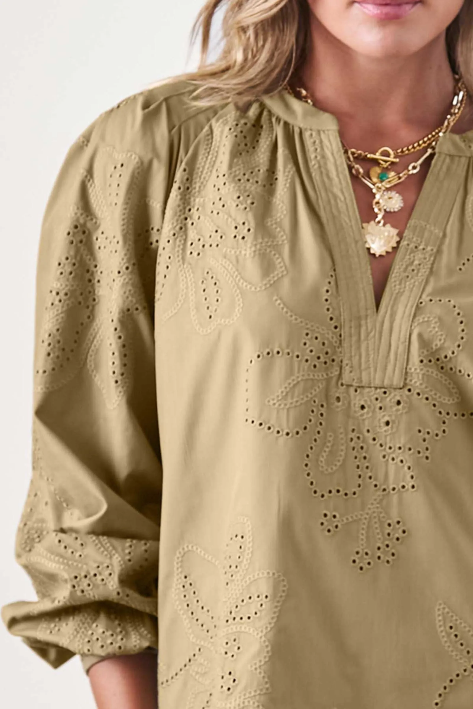 Long Sleeve Blouse sold by Current Air product image thumbnail 3