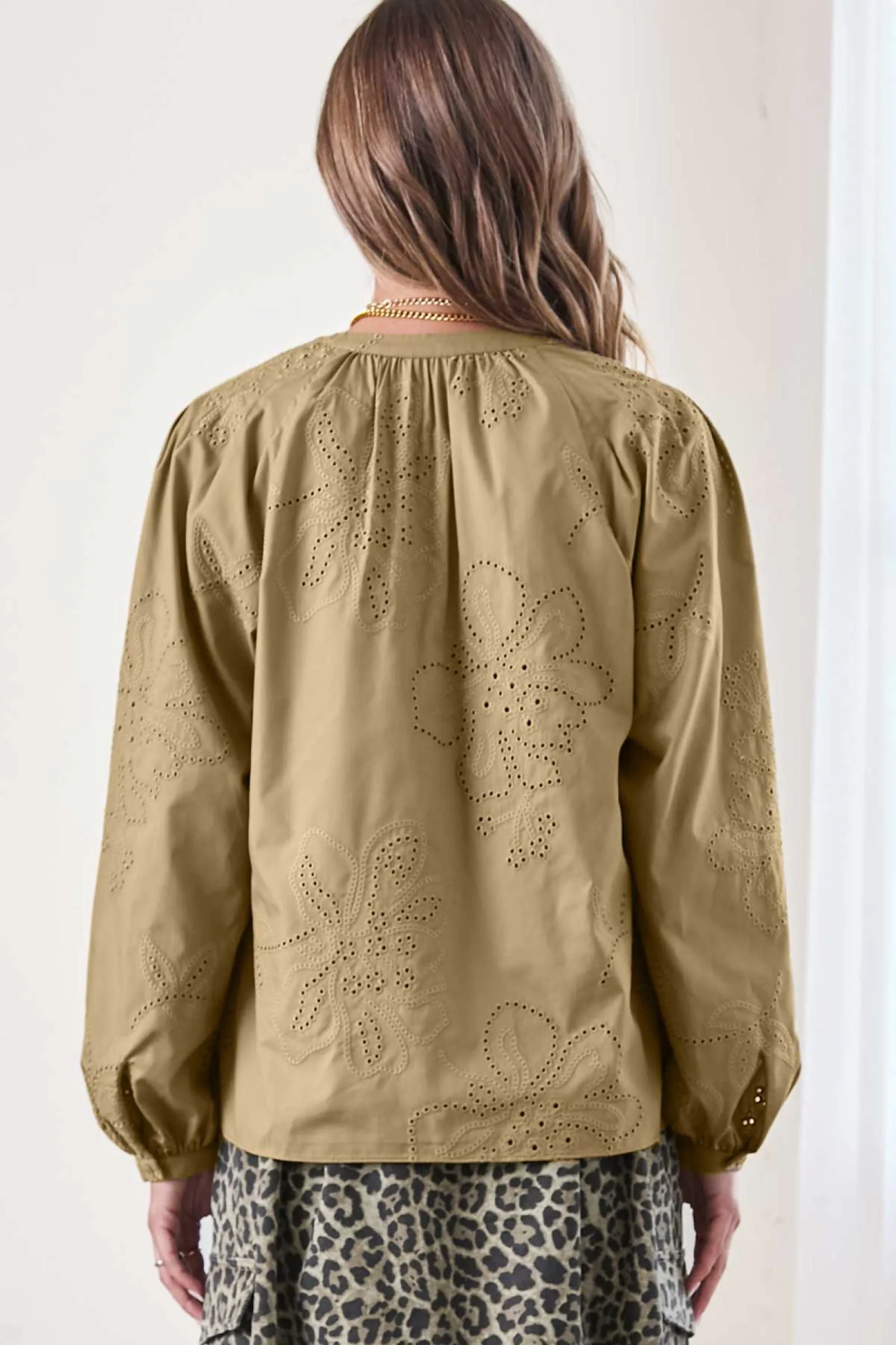 Long Sleeve Blouse sold by Current Air product image thumbnail 4