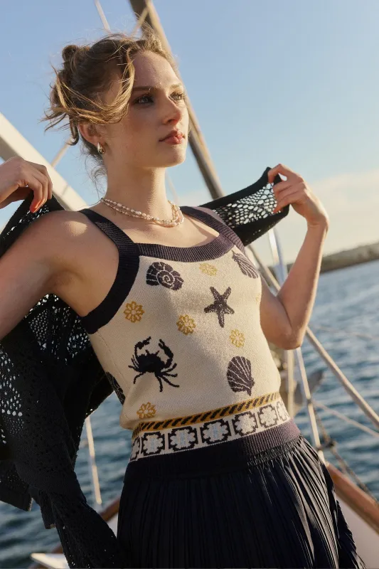 Knitted sweater tank sold by Current Air