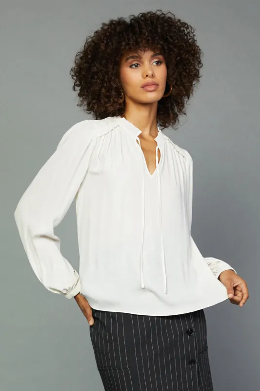 Split Neck Blouse sold by Current Air