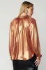 Lustrous Cuffed Blouse sold by Current Air