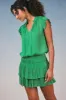 Zoey Pleated Mini Dress sold by Current Air
