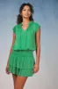 Zoey Pleated Mini Dress sold by Current Air