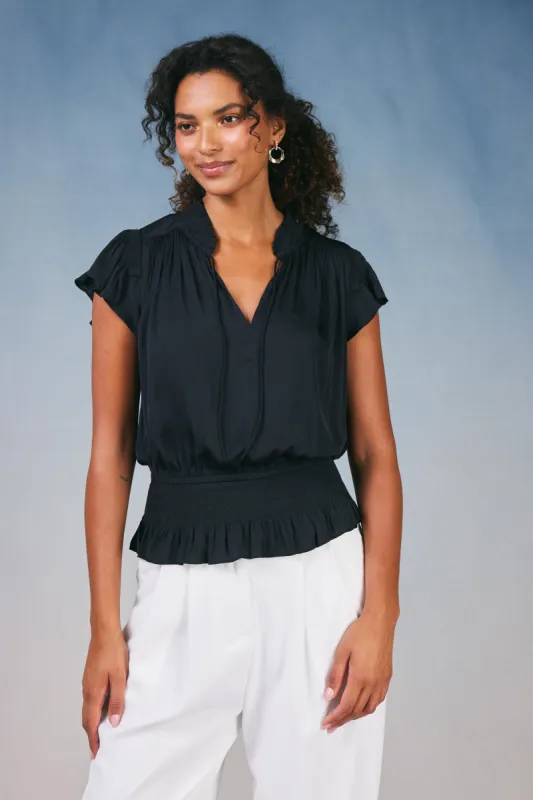 Blair Smocked Top sold by Current Air