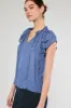 Sadie Tiered Sleeve Floral Blouse sold by Current Air
