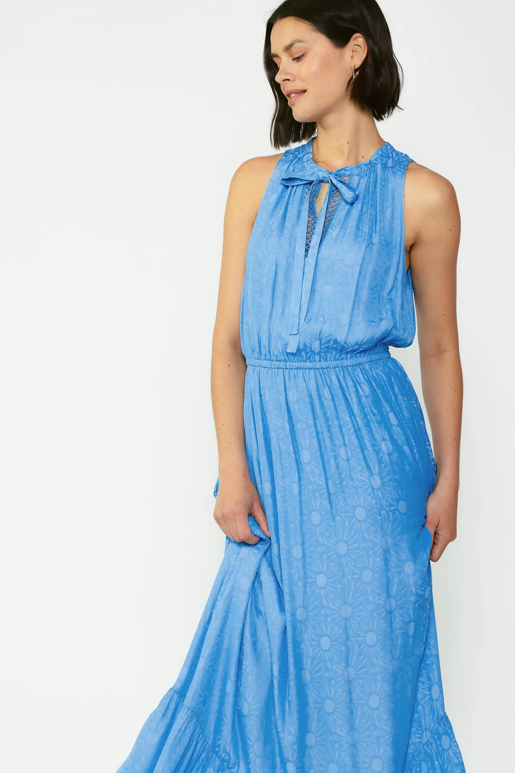 Sunburst Halter Maxi Dress sold by Current Air product image thumbnail 4