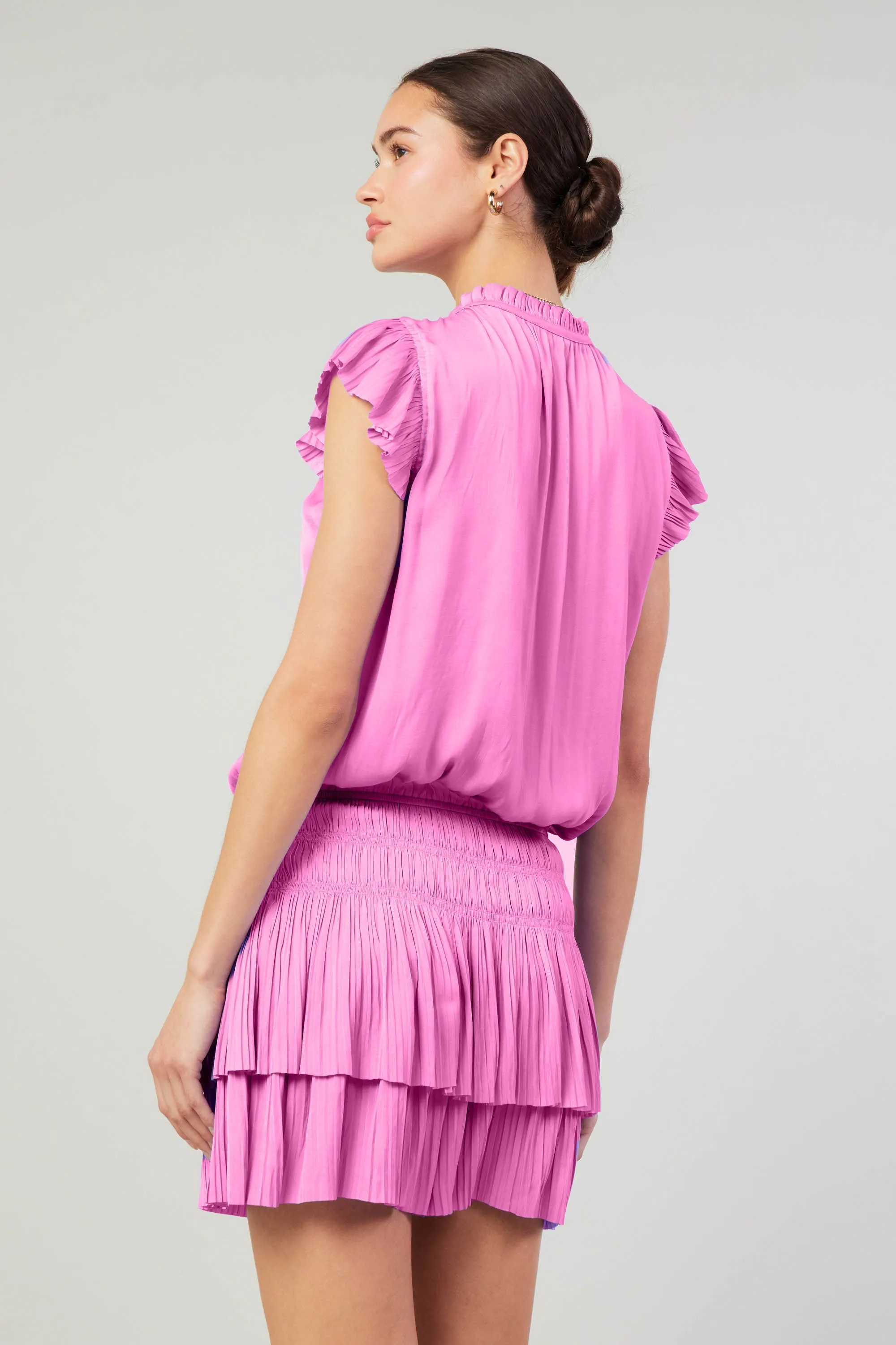 Zoey Pleated Mini Dress sold by Current Air product image thumbnail 4