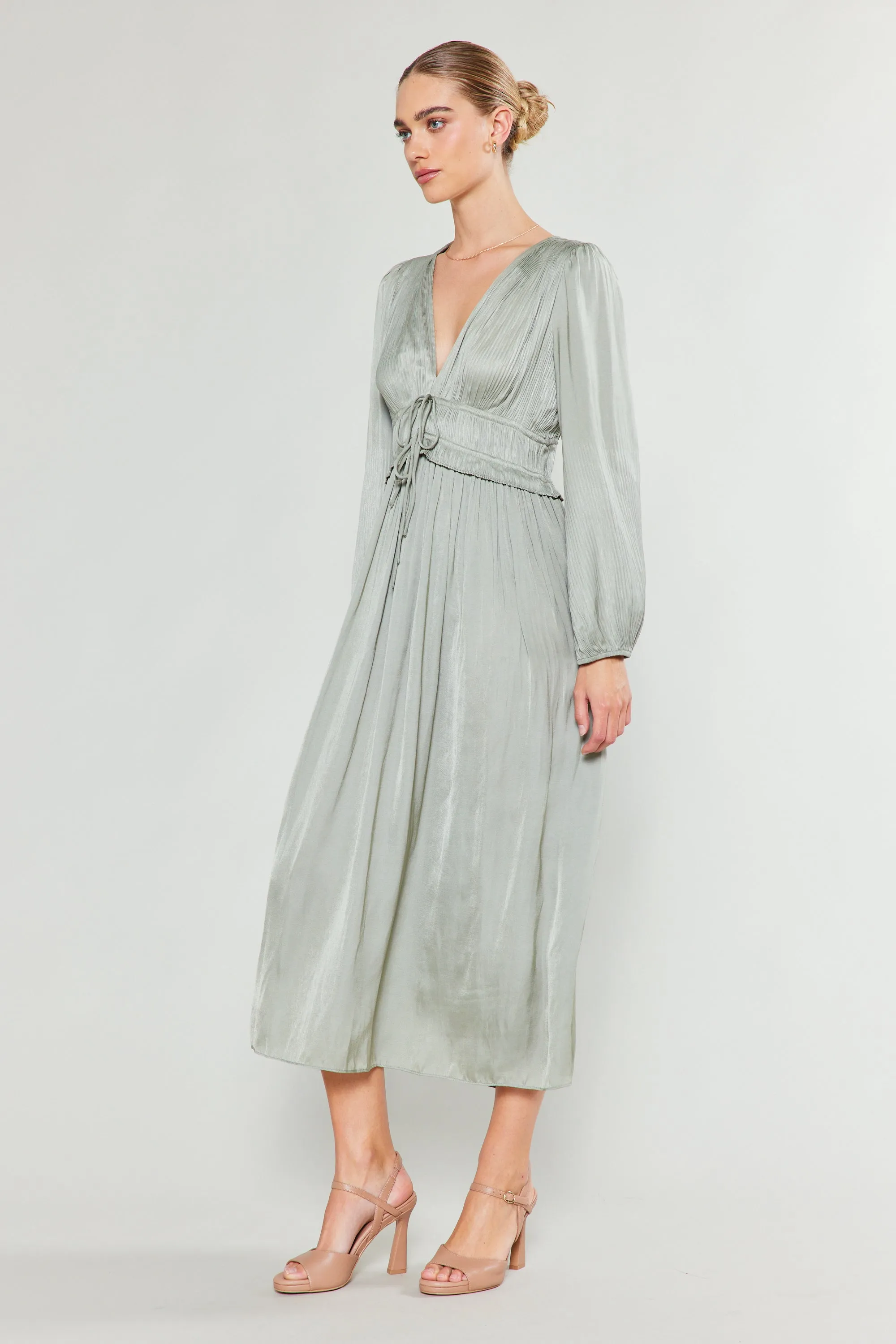 Sidonie Pleated Maxi Dress sold by Current Air product image thumbnail 3