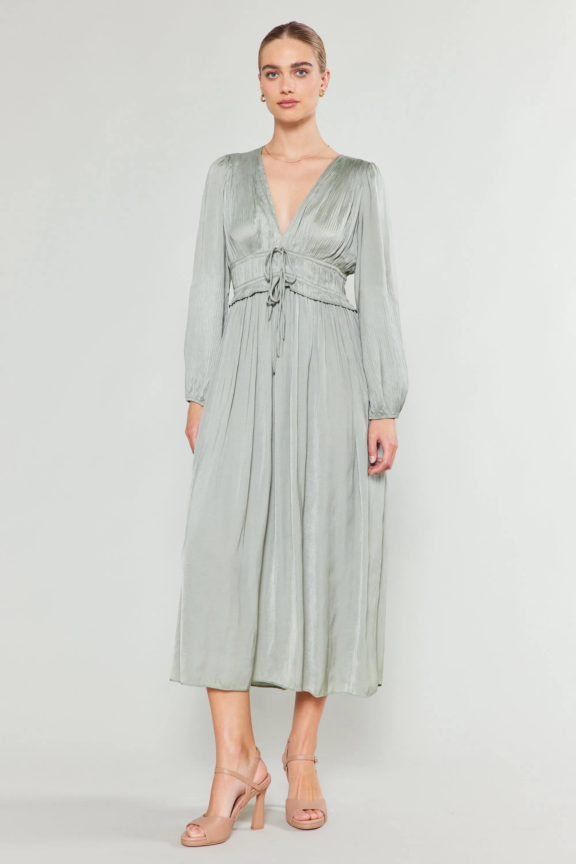 Sidonie Pleated Maxi Dress sold by Current Air product image thumbnail 2