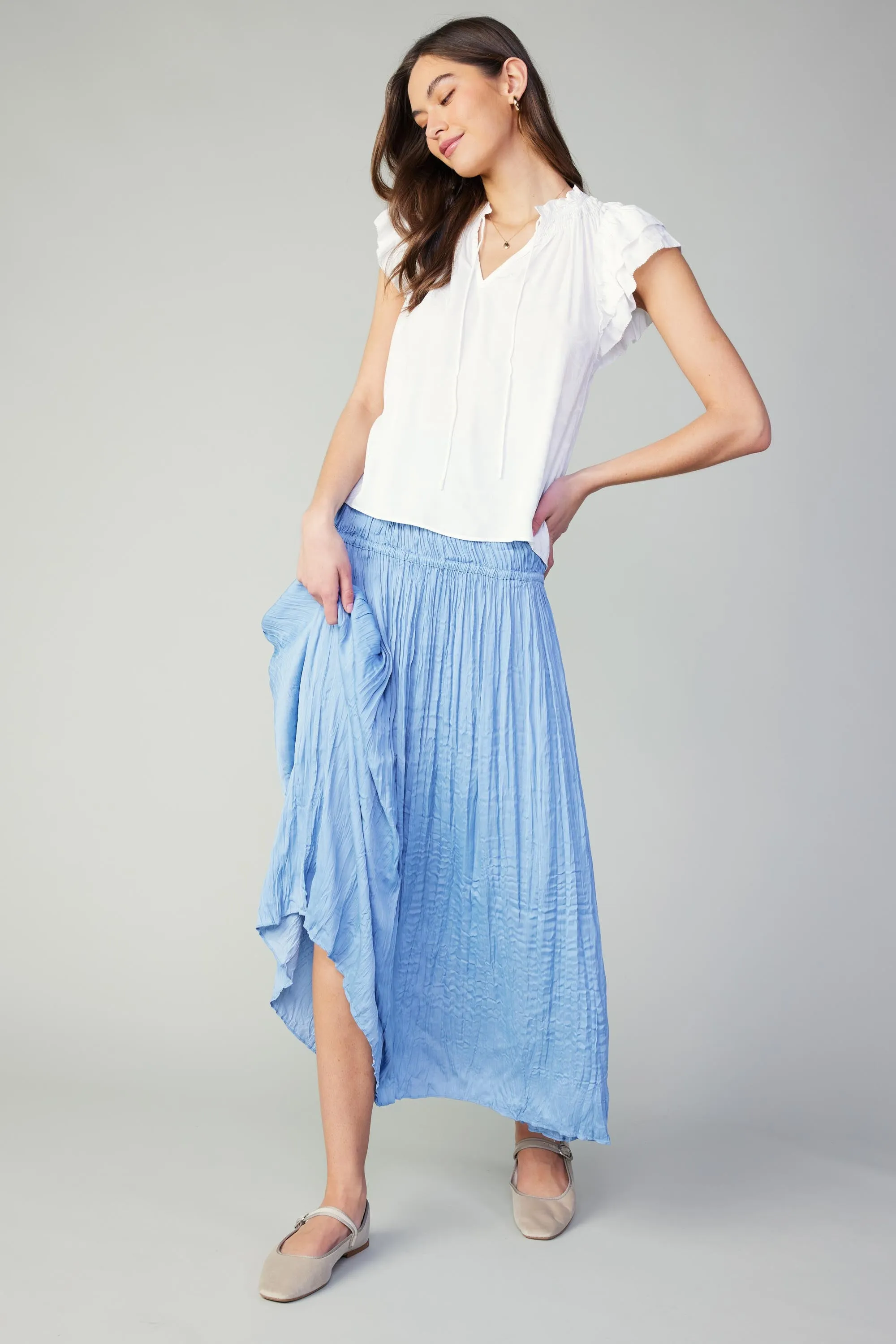 Sadie Tiered Sleeve Floral Blouse sold by Current Air product image thumbnail 2