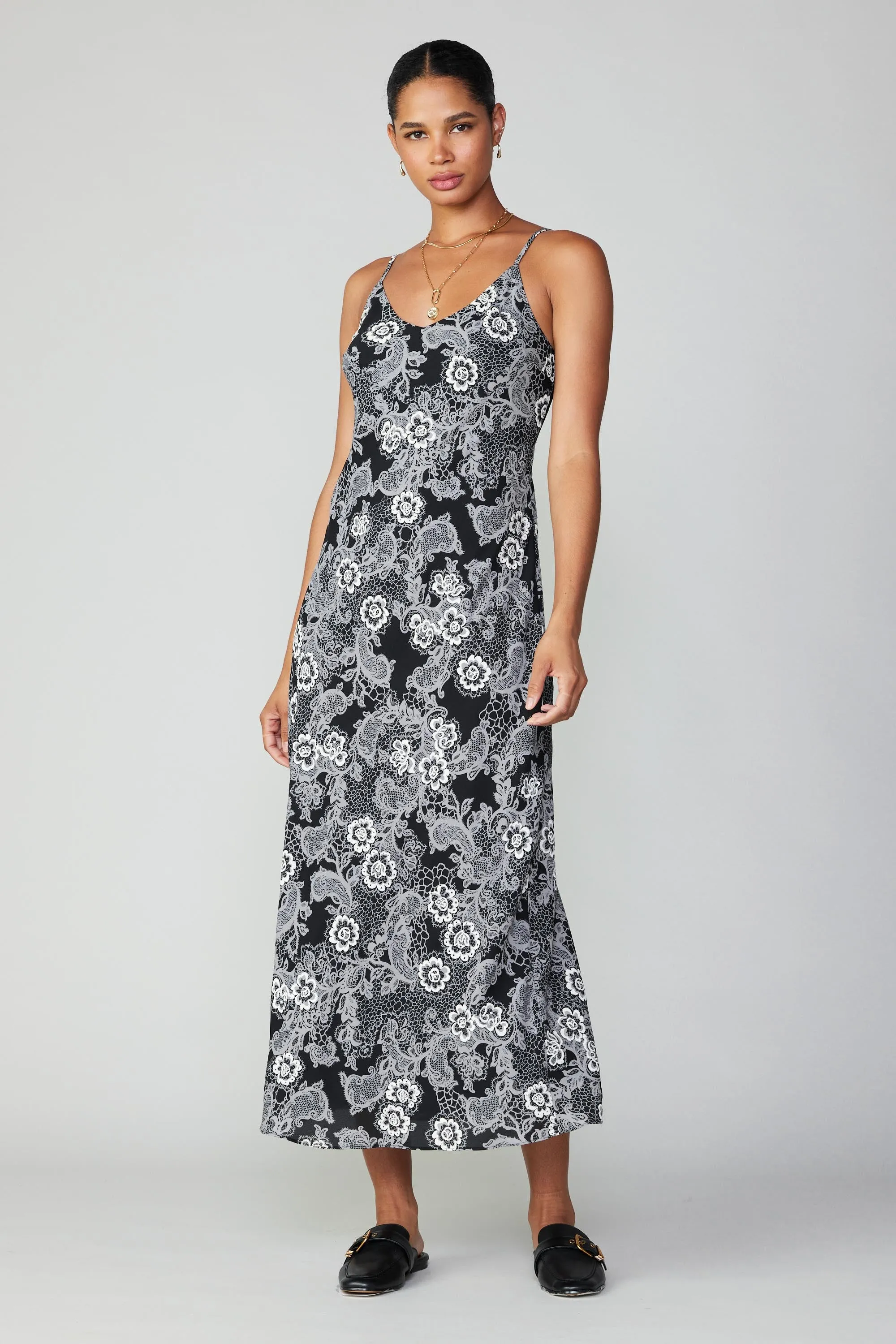 Noir Floral Maxi Dress sold by Current Air product image thumbnail 2