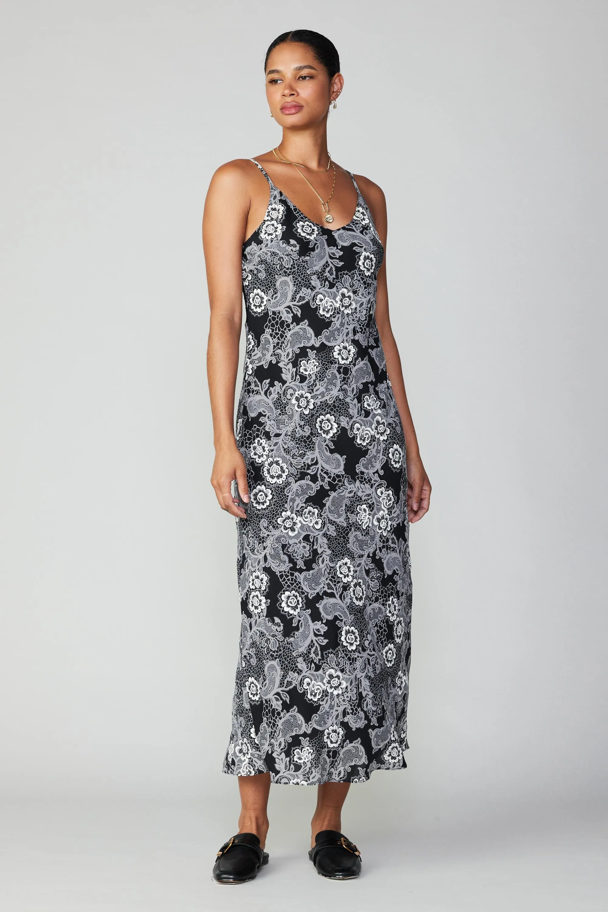 Noir Floral Maxi Dress sold by Current Air product image thumbnail 3