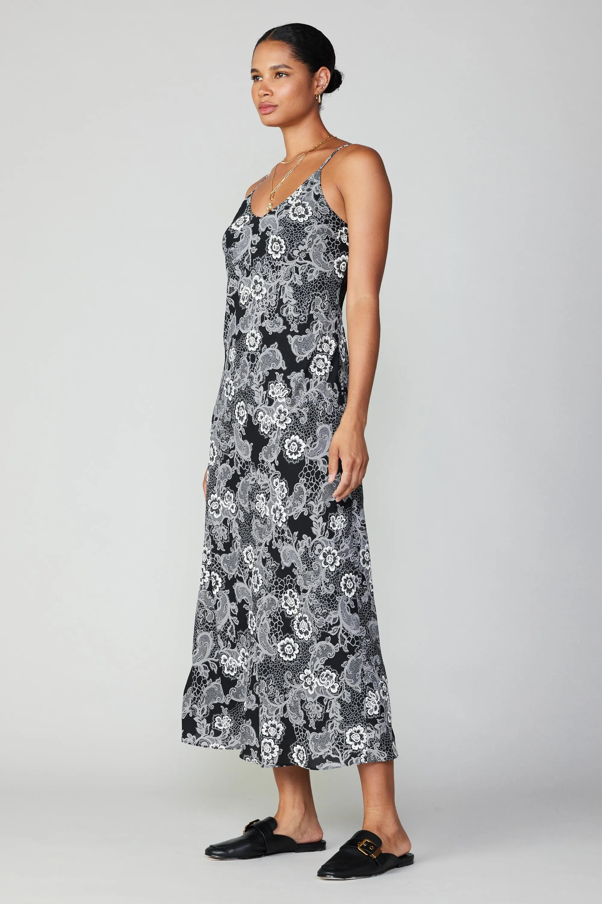 Noir Floral Maxi Dress sold by Current Air product image thumbnail 5