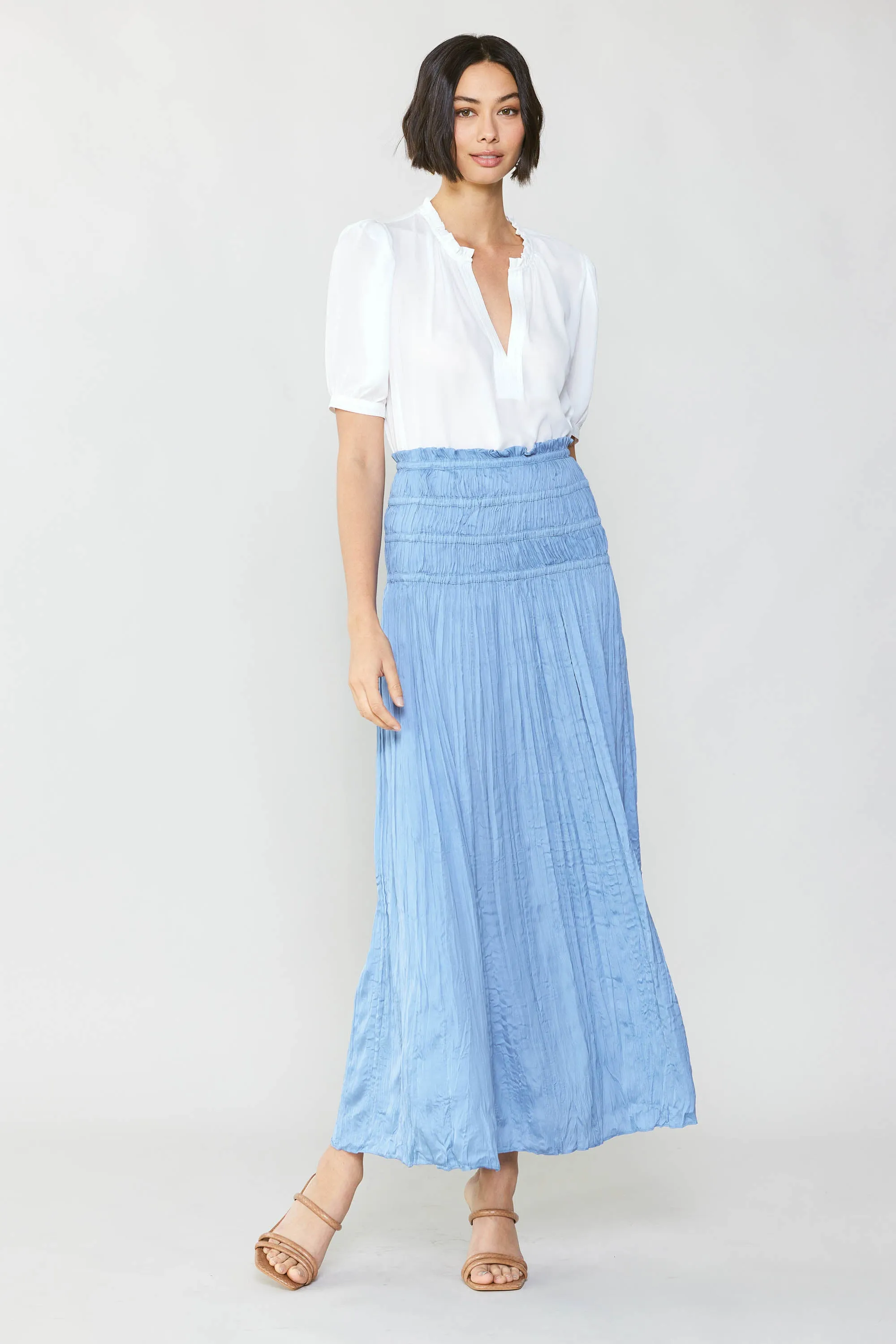 Soft Crinkle Maxi Skirt sold by Current Air product image thumbnail 2