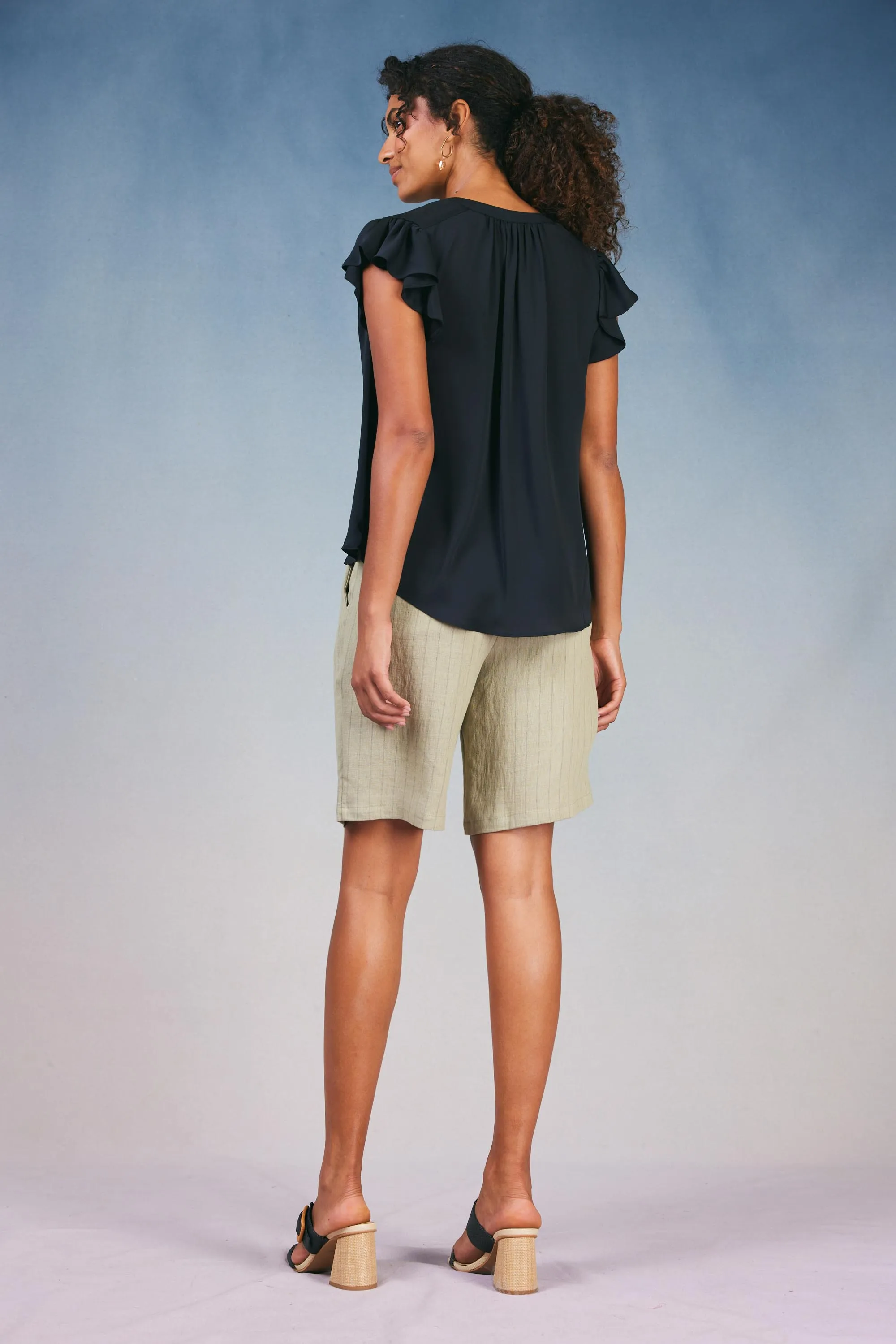 Flutter Sleeve Blouse sold by Current Air product image thumbnail 4