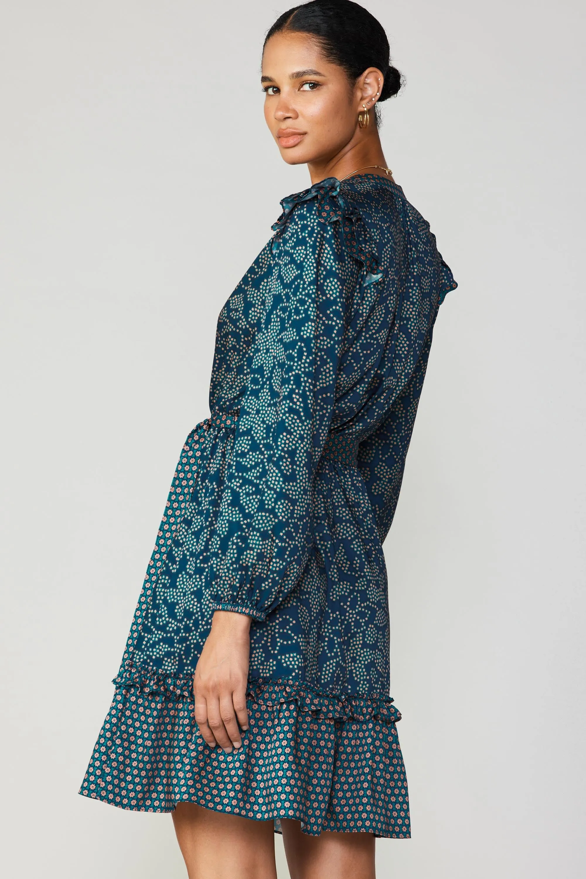 Floral Constellation Mini Dress sold by Current Air product image thumbnail 4