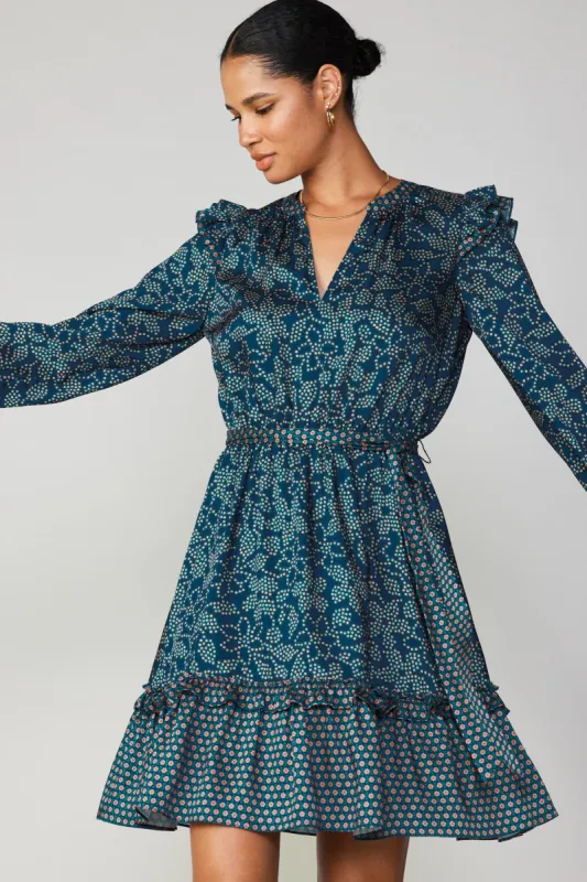Floral Constellation Mini Dress made by Current Air