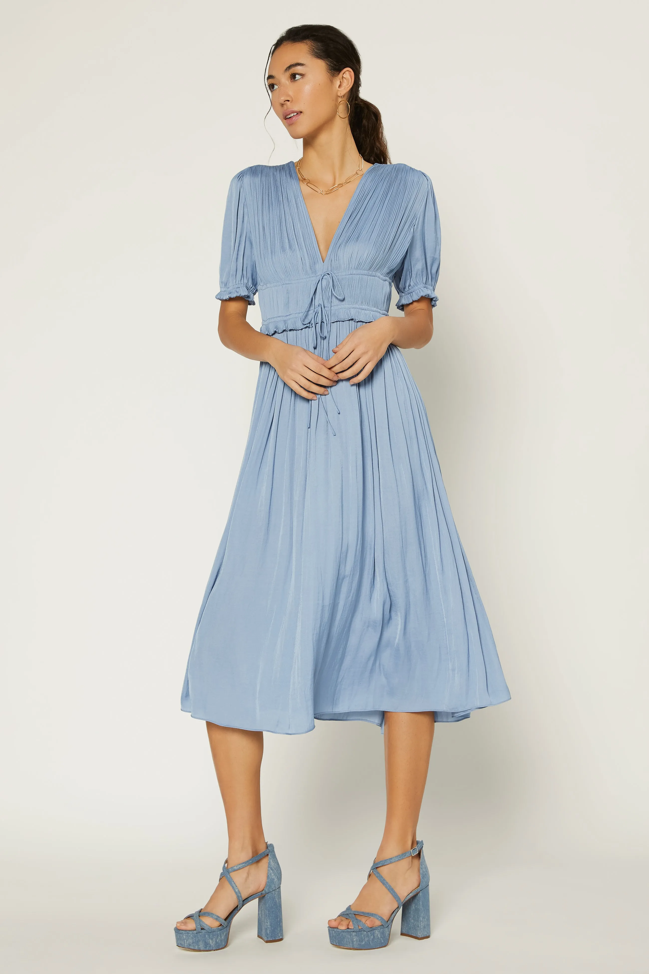 Amelia Pleated Maxi Dress sold by Current Air product image thumbnail 2