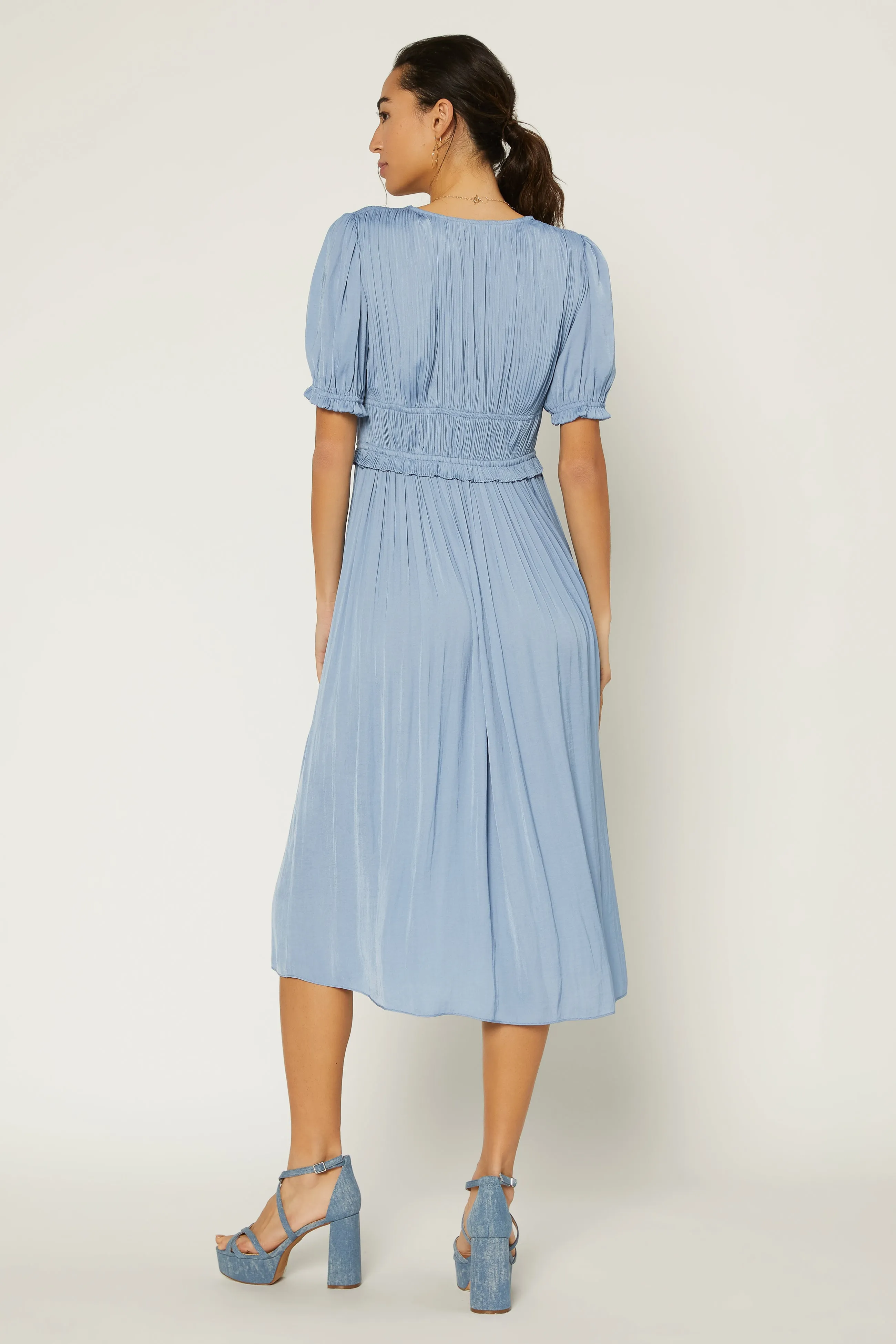 Amelia Pleated Maxi Dress sold by Current Air product image thumbnail 3