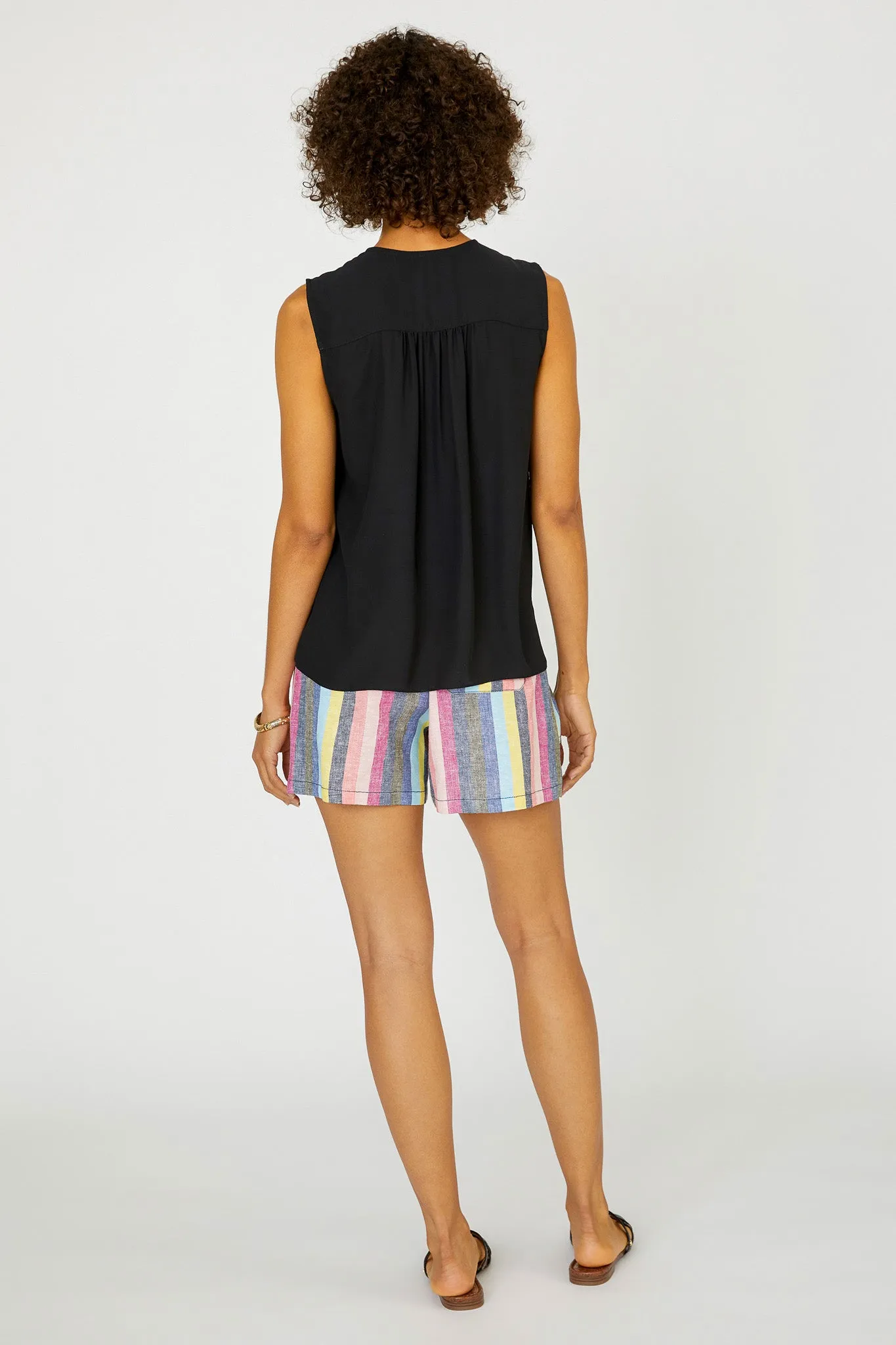 Yoke Detail Tank Top sold by Current Air product image thumbnail 4