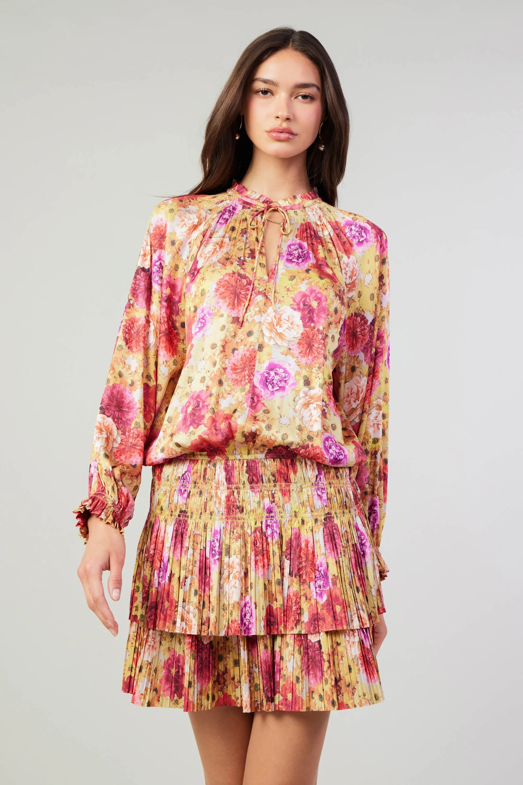 Aurelie Rose Mini Dress sold by Current Air product image thumbnail 3