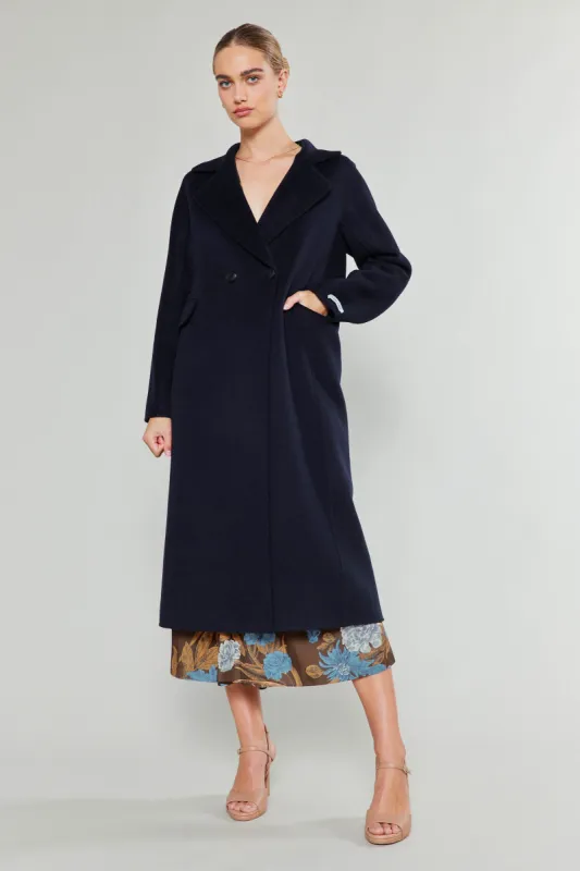 Double Breasted Wool Coat sold by Current Air