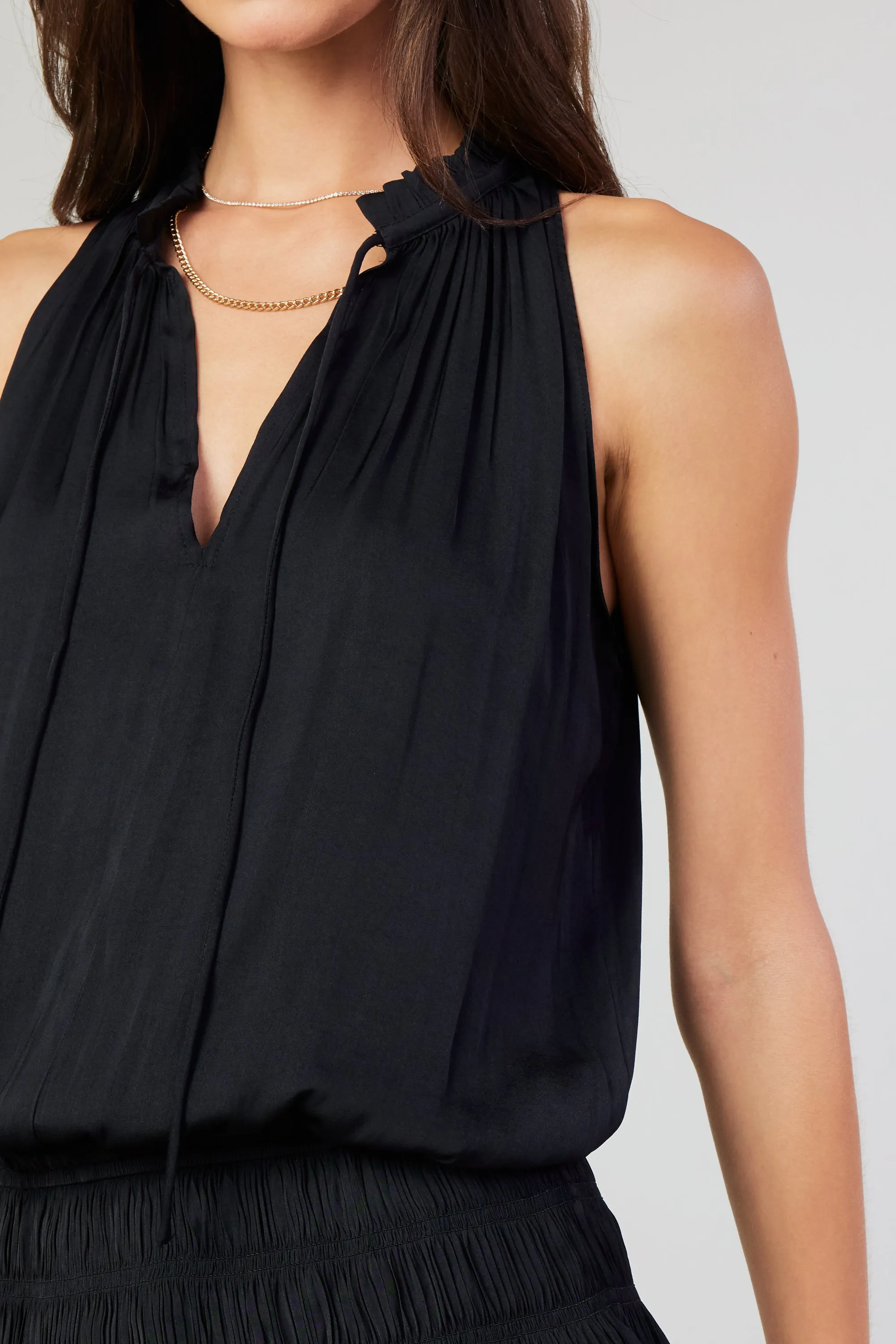 Cara Sleeveless Pleated Mini Dress sold by Current Air product image thumbnail 5