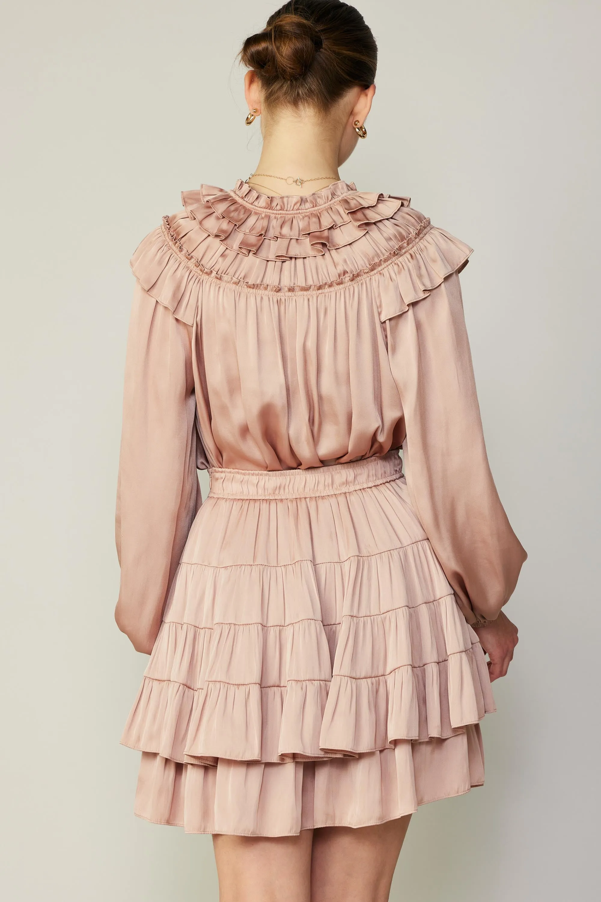 Tiered Mini Skirt sold by Current Air product image thumbnail 4