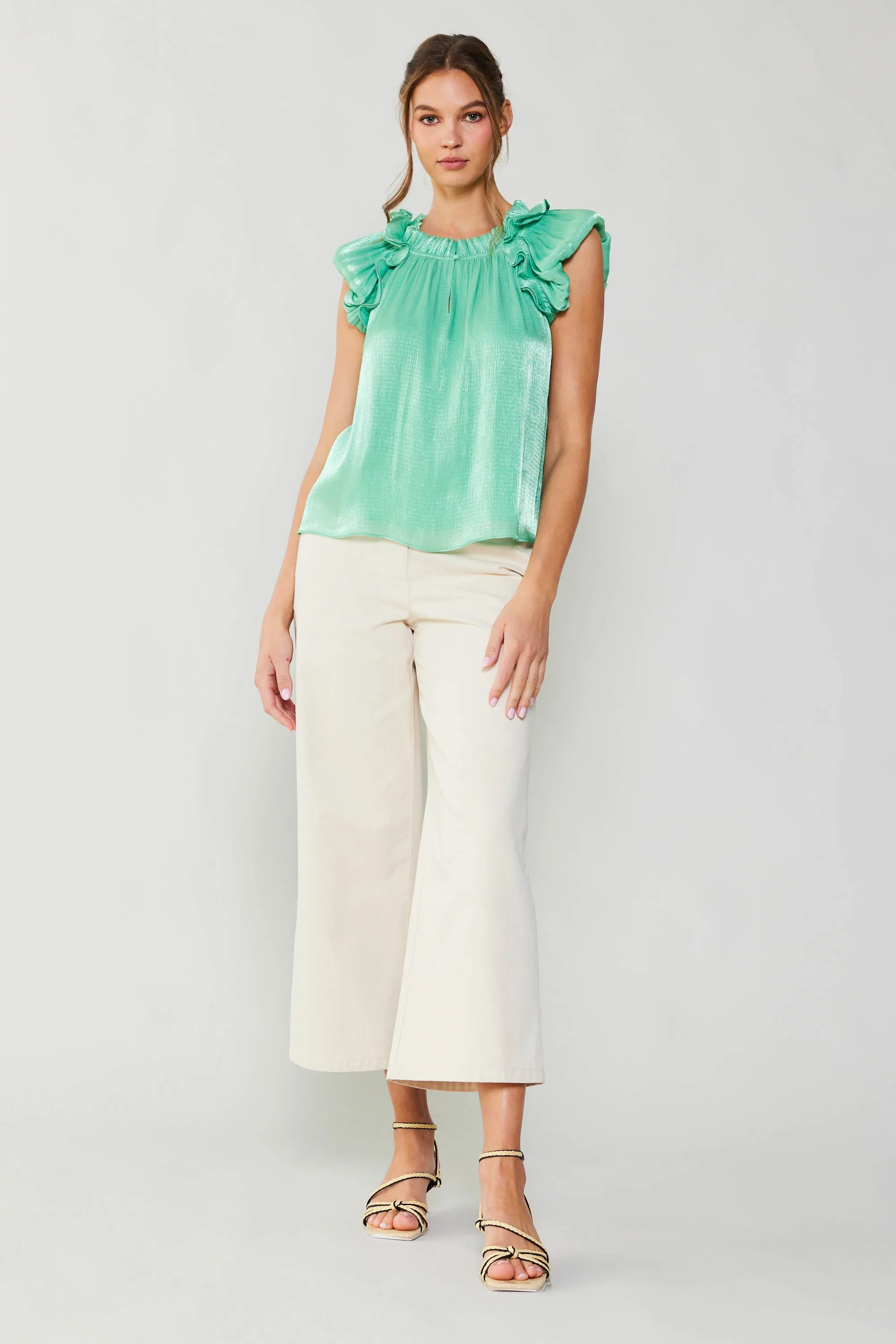 Satin Weave Top sold by Current Air product image thumbnail 4