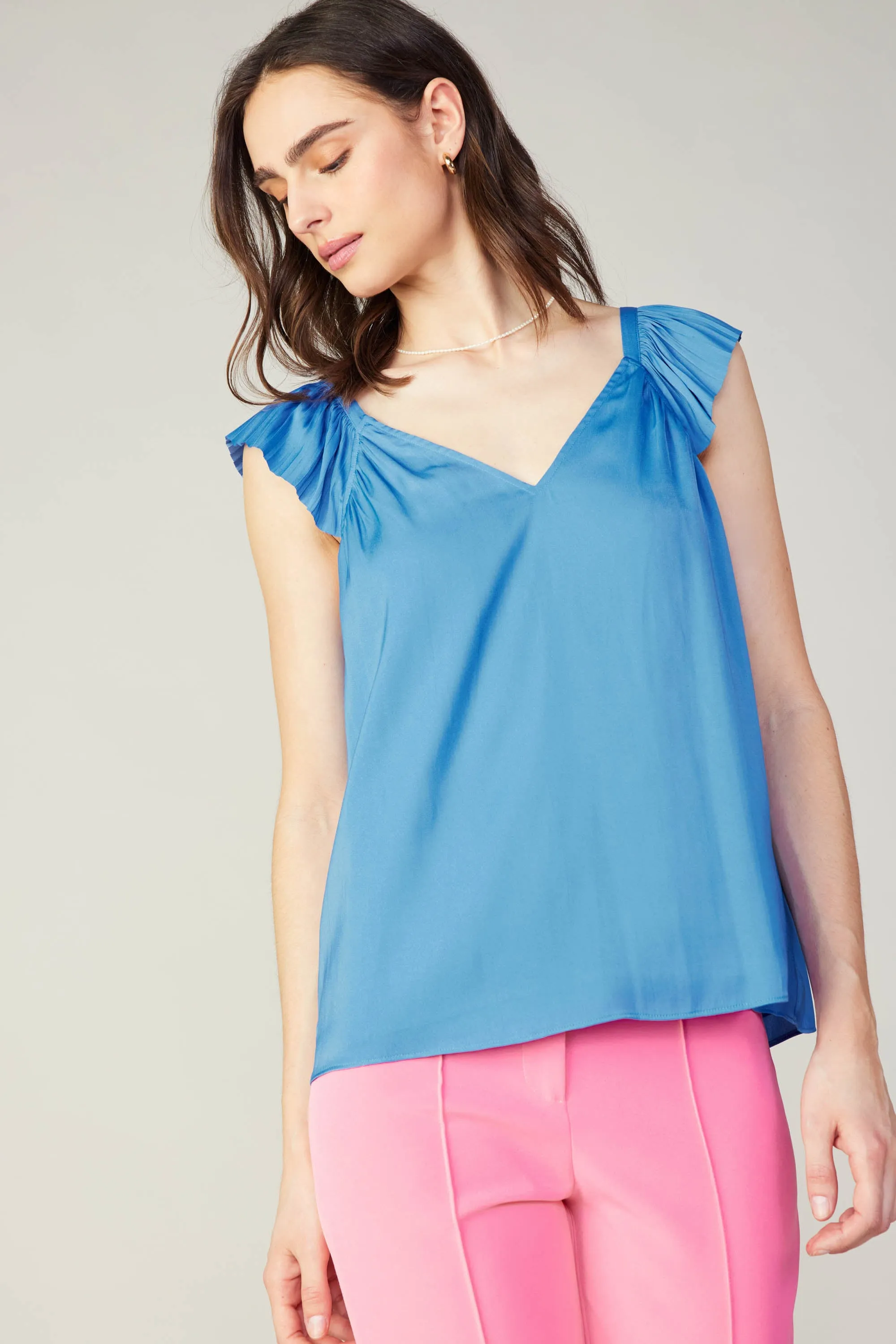 Sweetheart Neck Tank Top sold by Current Air product image thumbnail 2