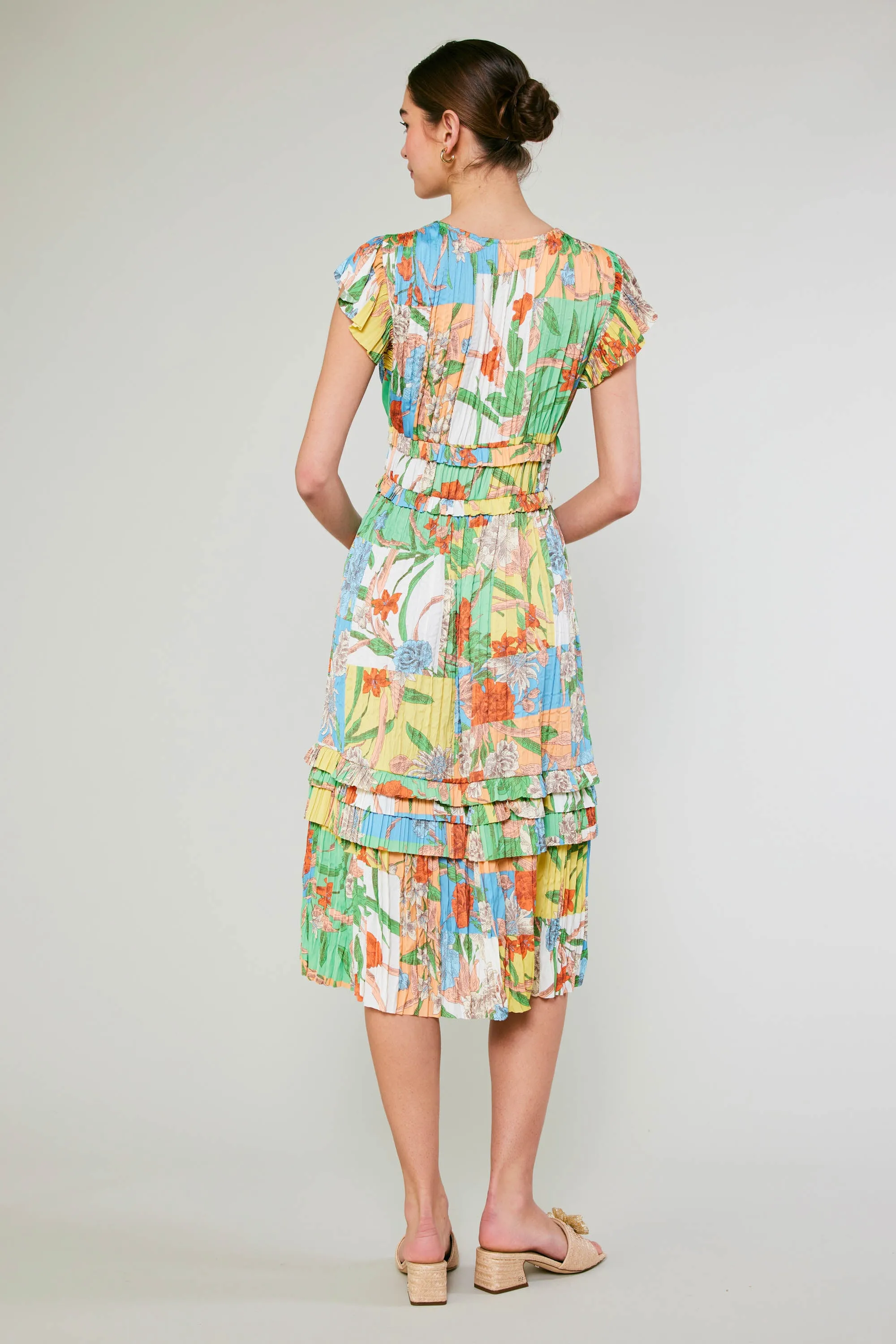 Sereia Pleated Midi Dress sold by Current Air product image thumbnail 5