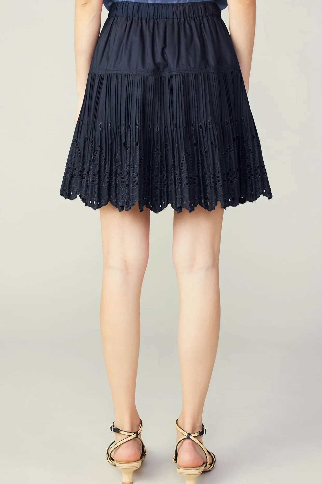Scallop Eyelet Skirt sold by Current Air product image thumbnail 4