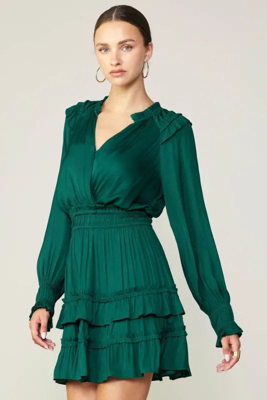 Autumn Ruffled Mini Dress sold by Current Air